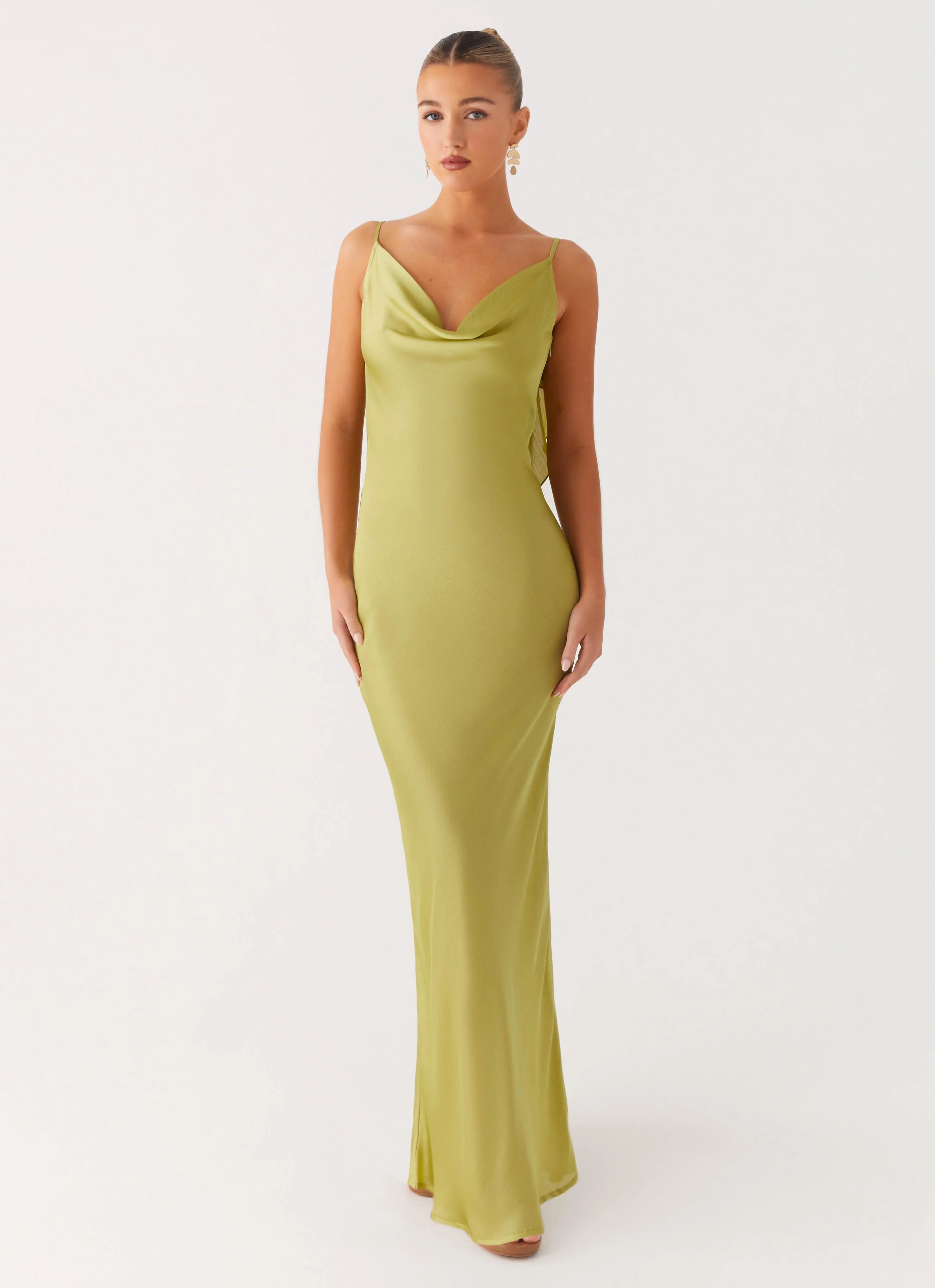 Jade Escape Maxi Dress - Lime - Image 5
