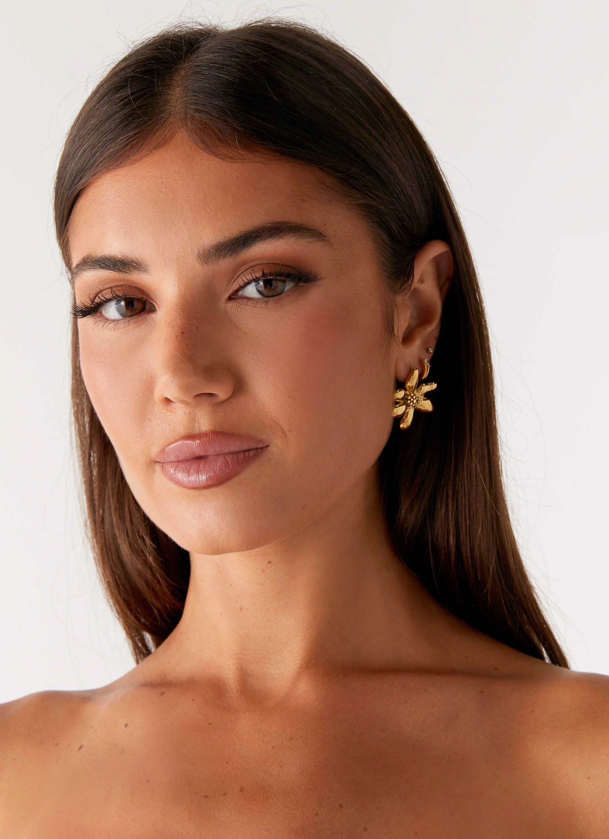 Jadie Earrings - Gold - Image 2