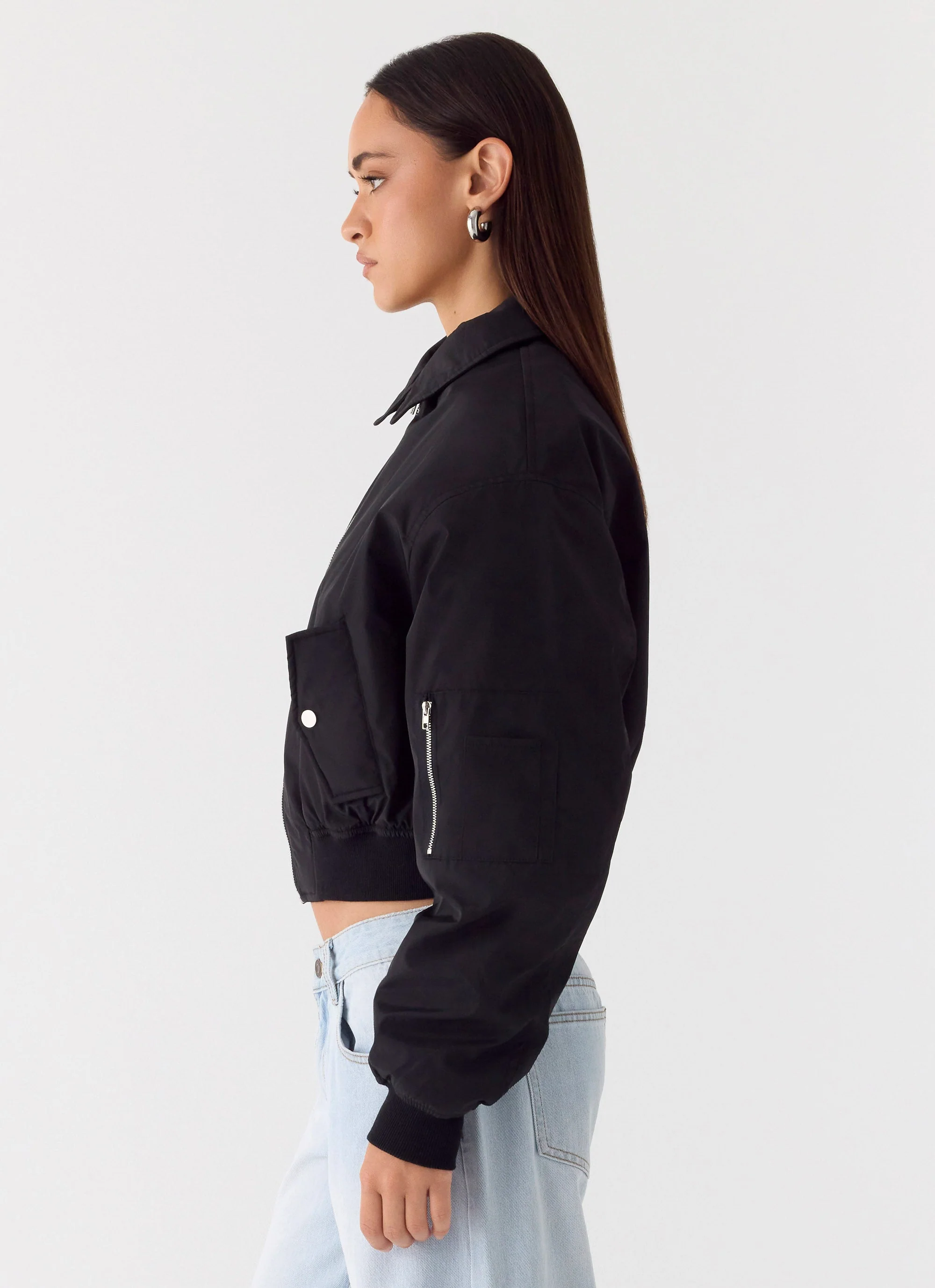 Jameson Bomber Jacket - Black - Image 2