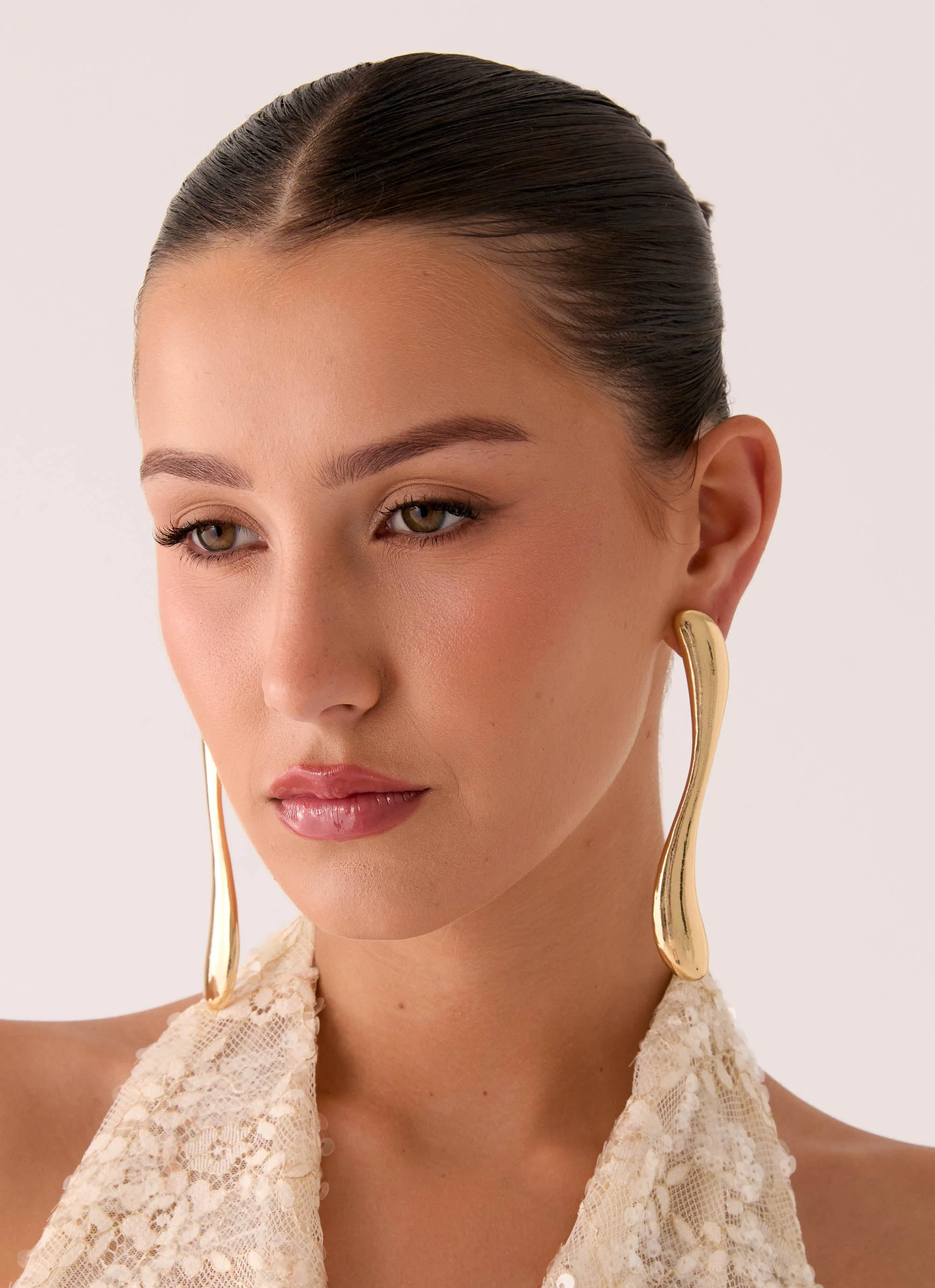 Jania Earrings - Gold - Image 2