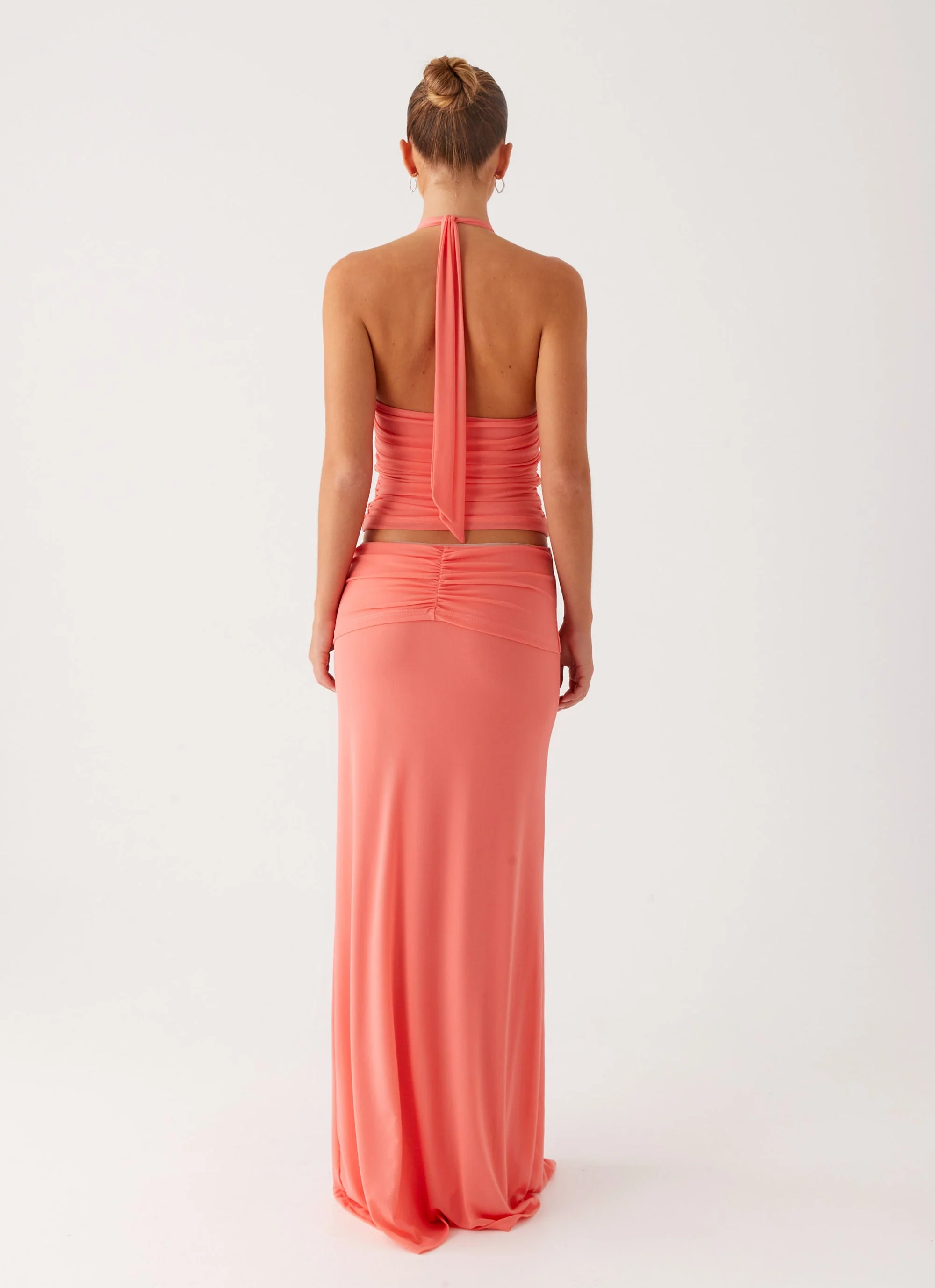 Jayce Maxi Skirt - Salmon - Image 5