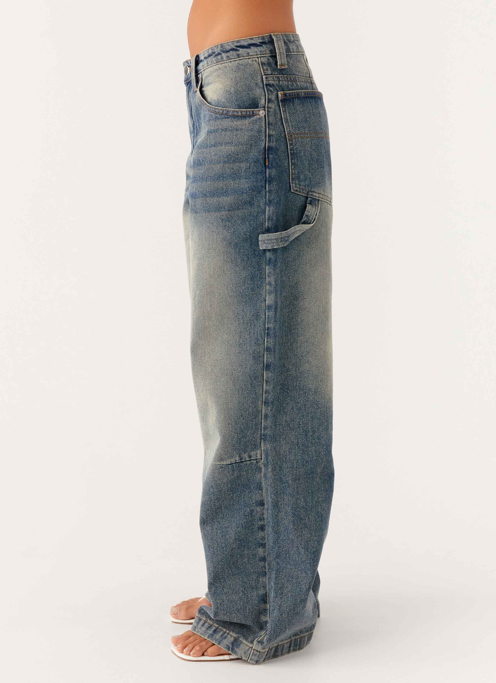 Jaylie Denim Jeans - Dirty Vintage Wash - Image 3