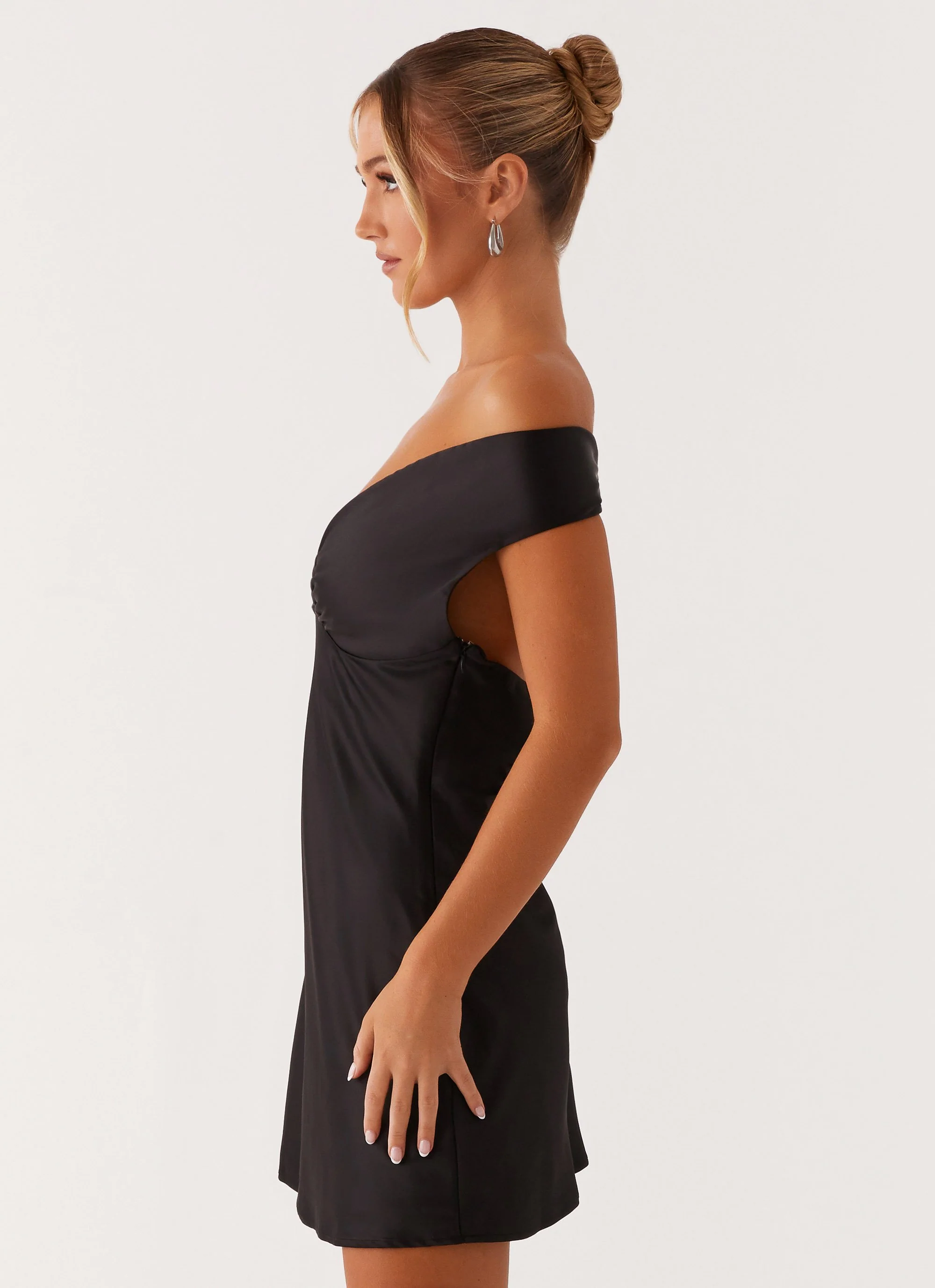Jenner Mini Dress - Black - Image 3