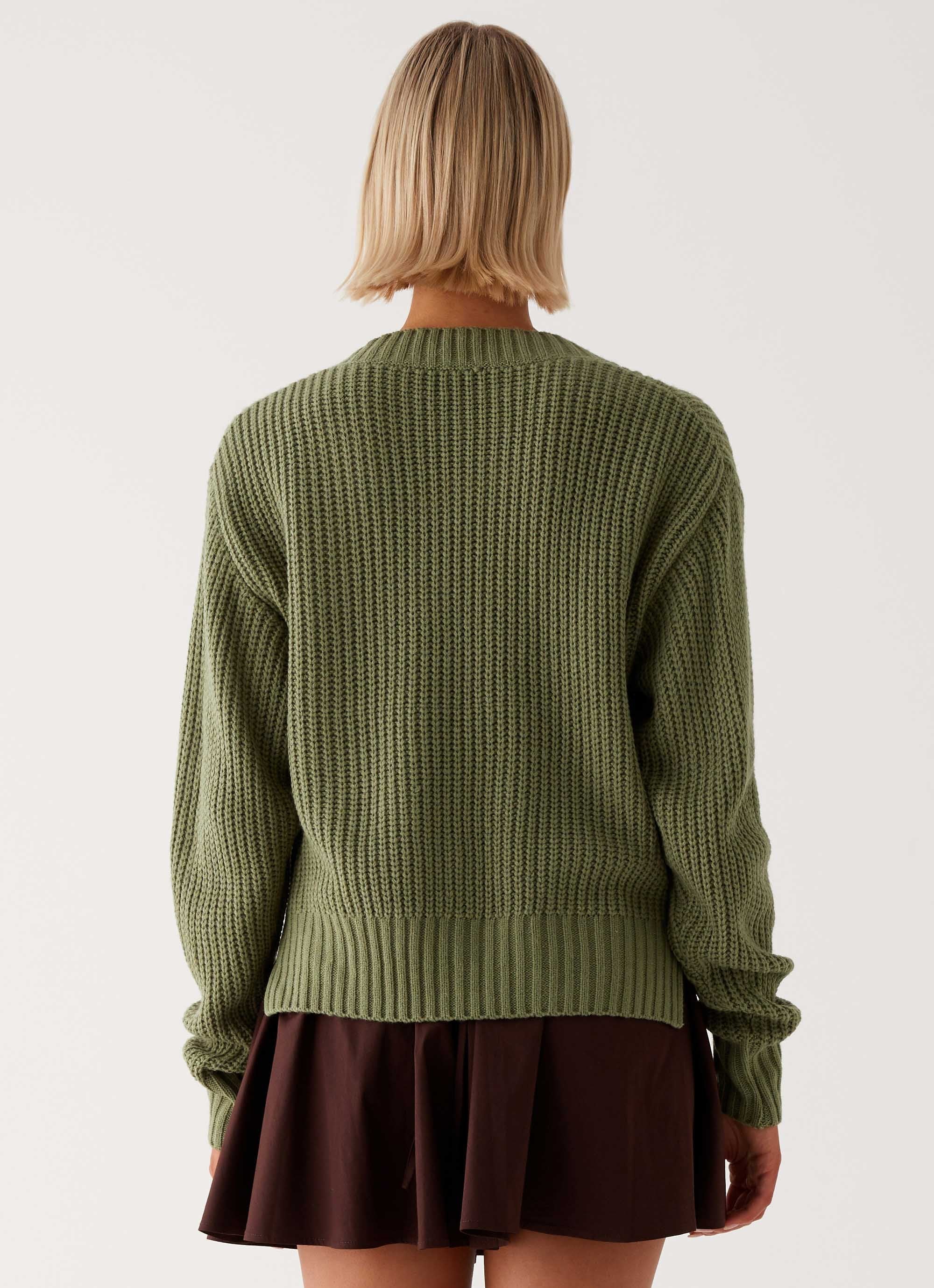 Jenson Sweater - Khaki - Image 4