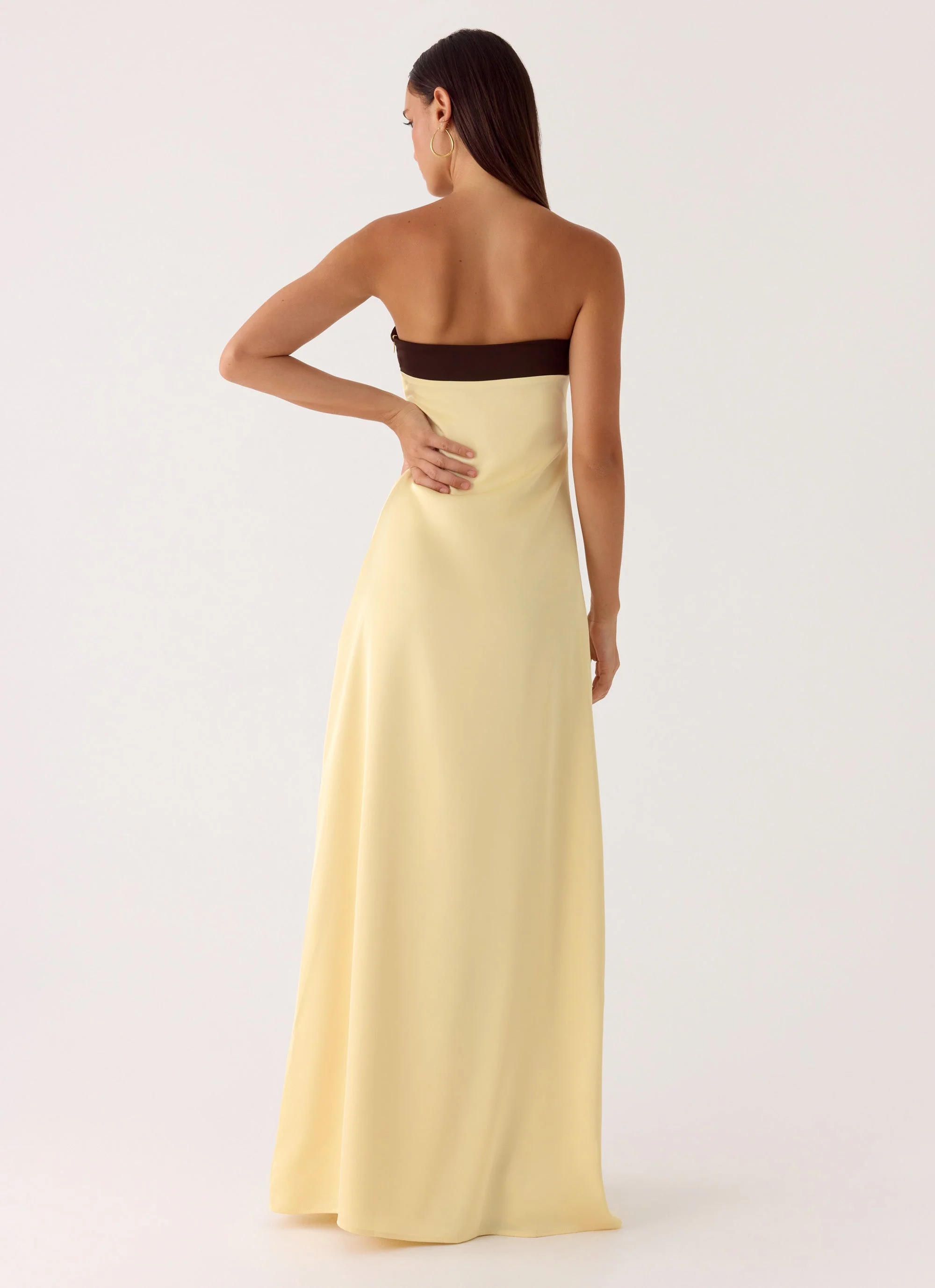 Jiana Maxi Dress - Baby Yellow - Image 3