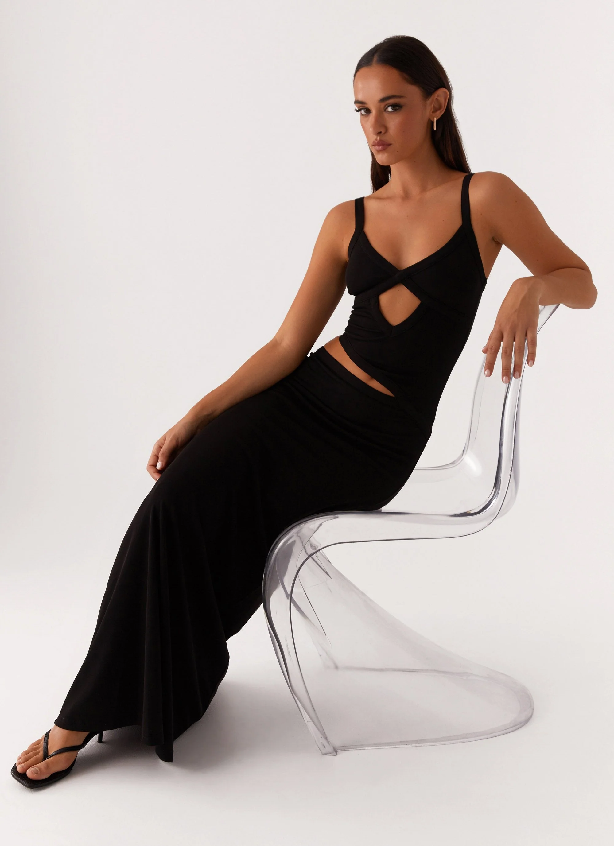 Jocelyn Maxi Dress - Black - Image 5