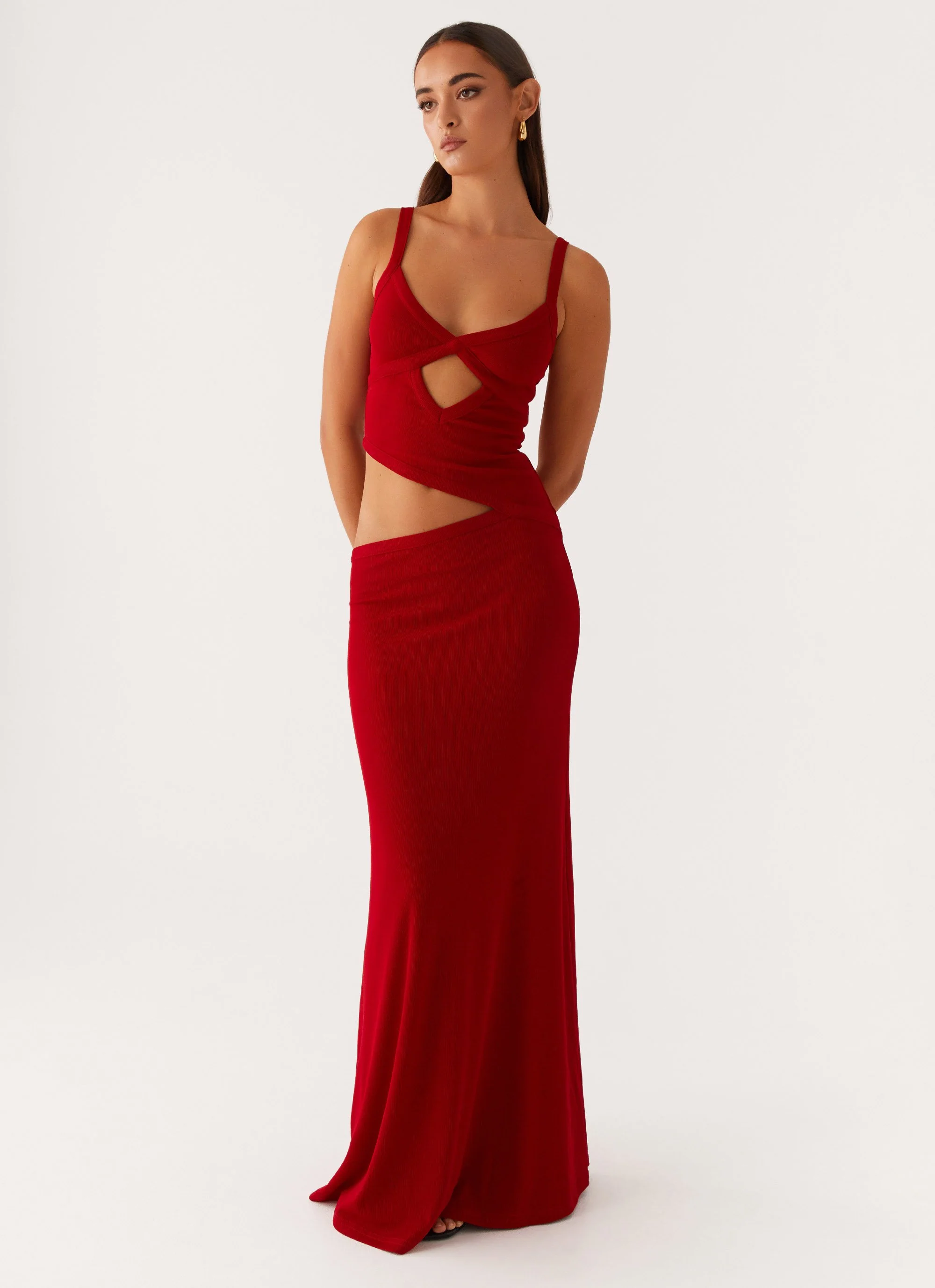 Jocelyn Maxi Dress - Red - Image 6