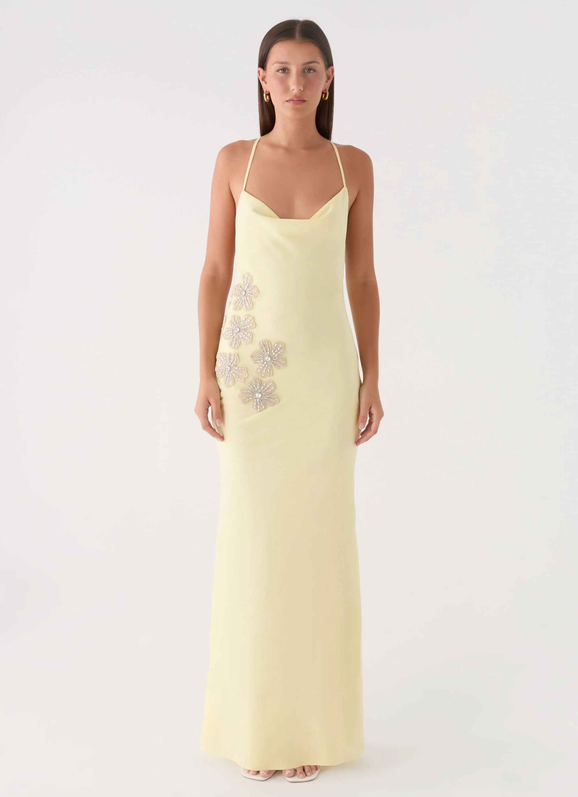 Joella Maxi Dress - Yellow - Image 4