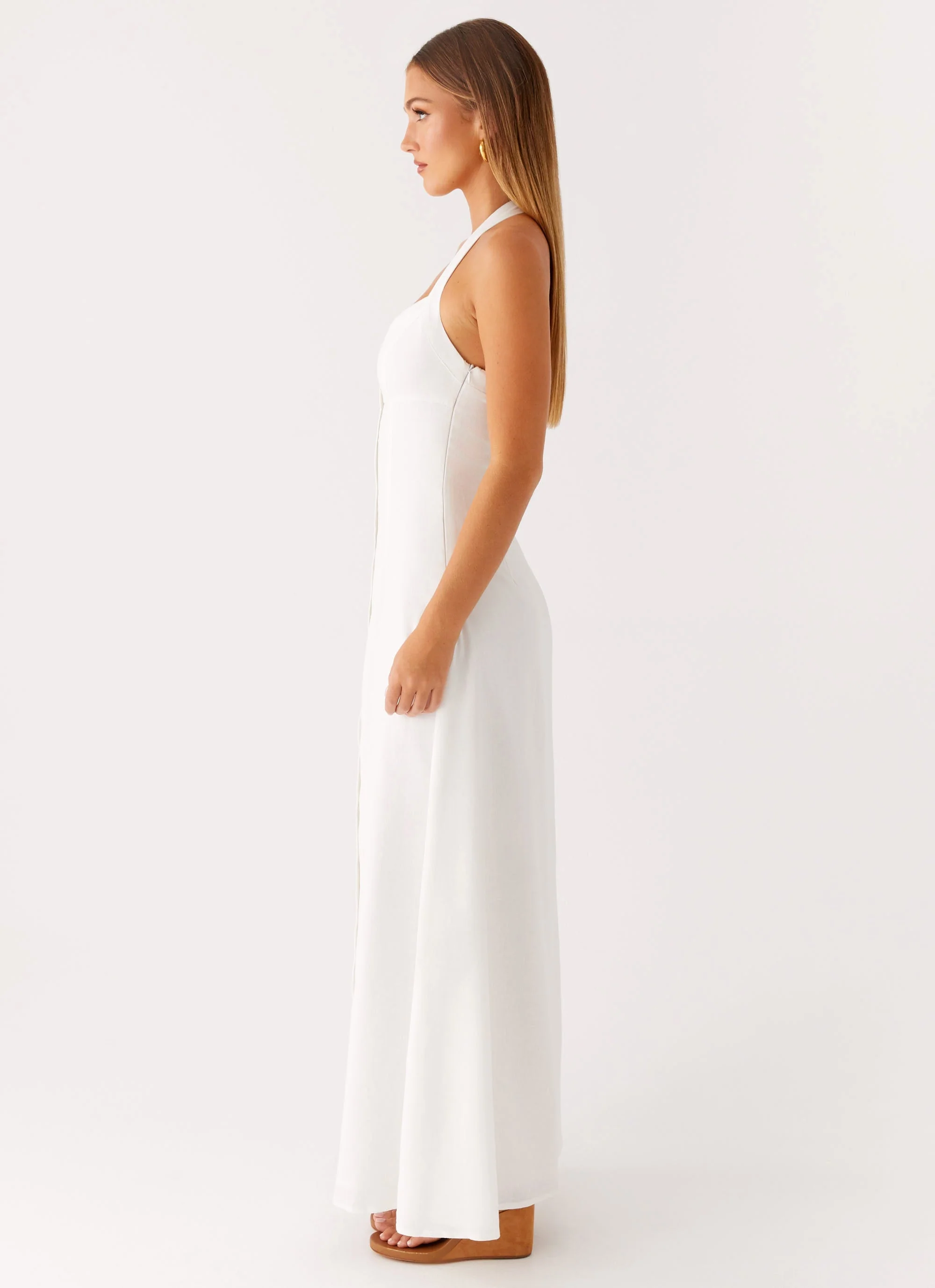 Jovanni Maxi Dress - White - Image 2