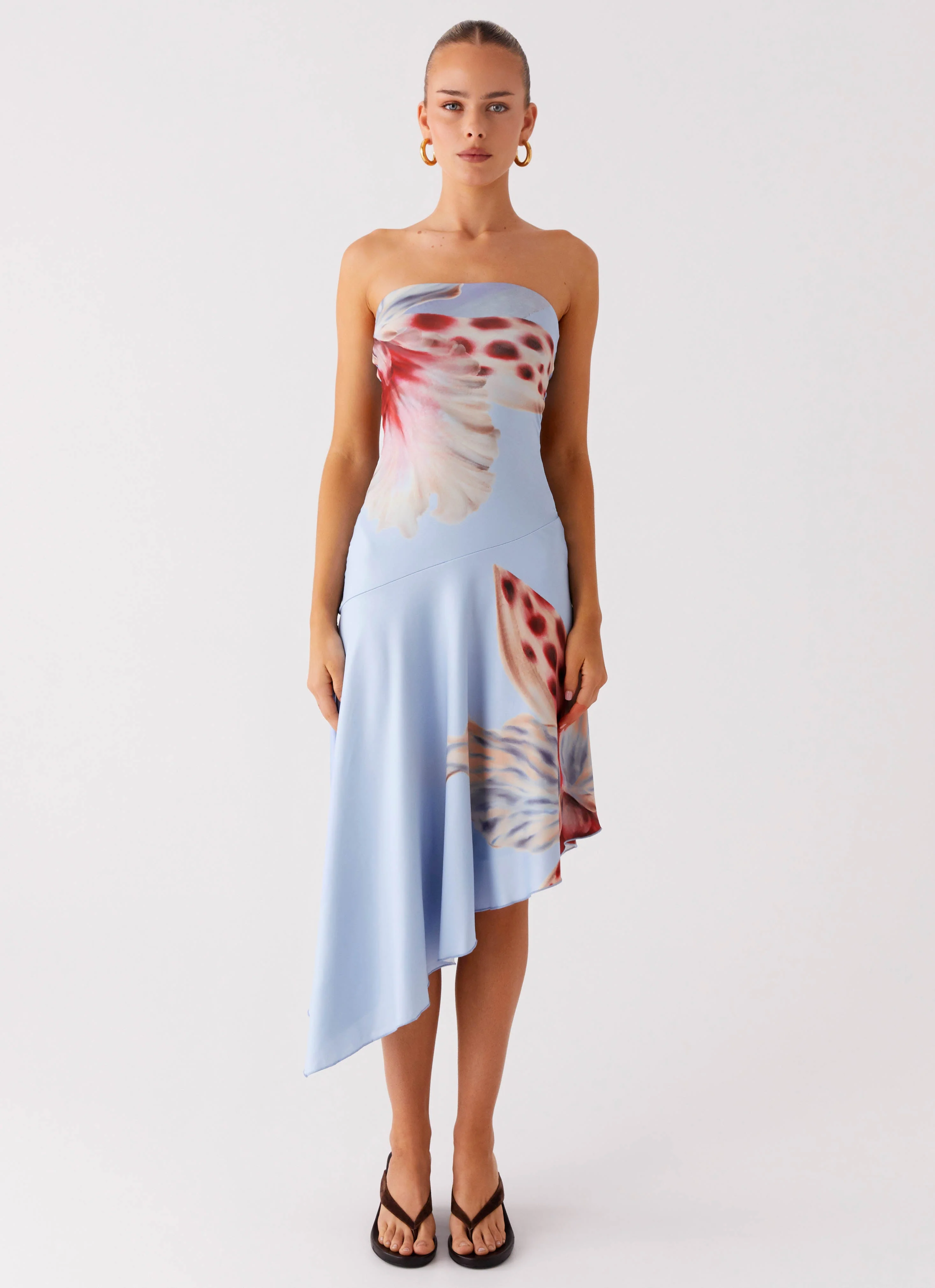 Juliana Midi Dress - Deep Sea Bloom - Image 5