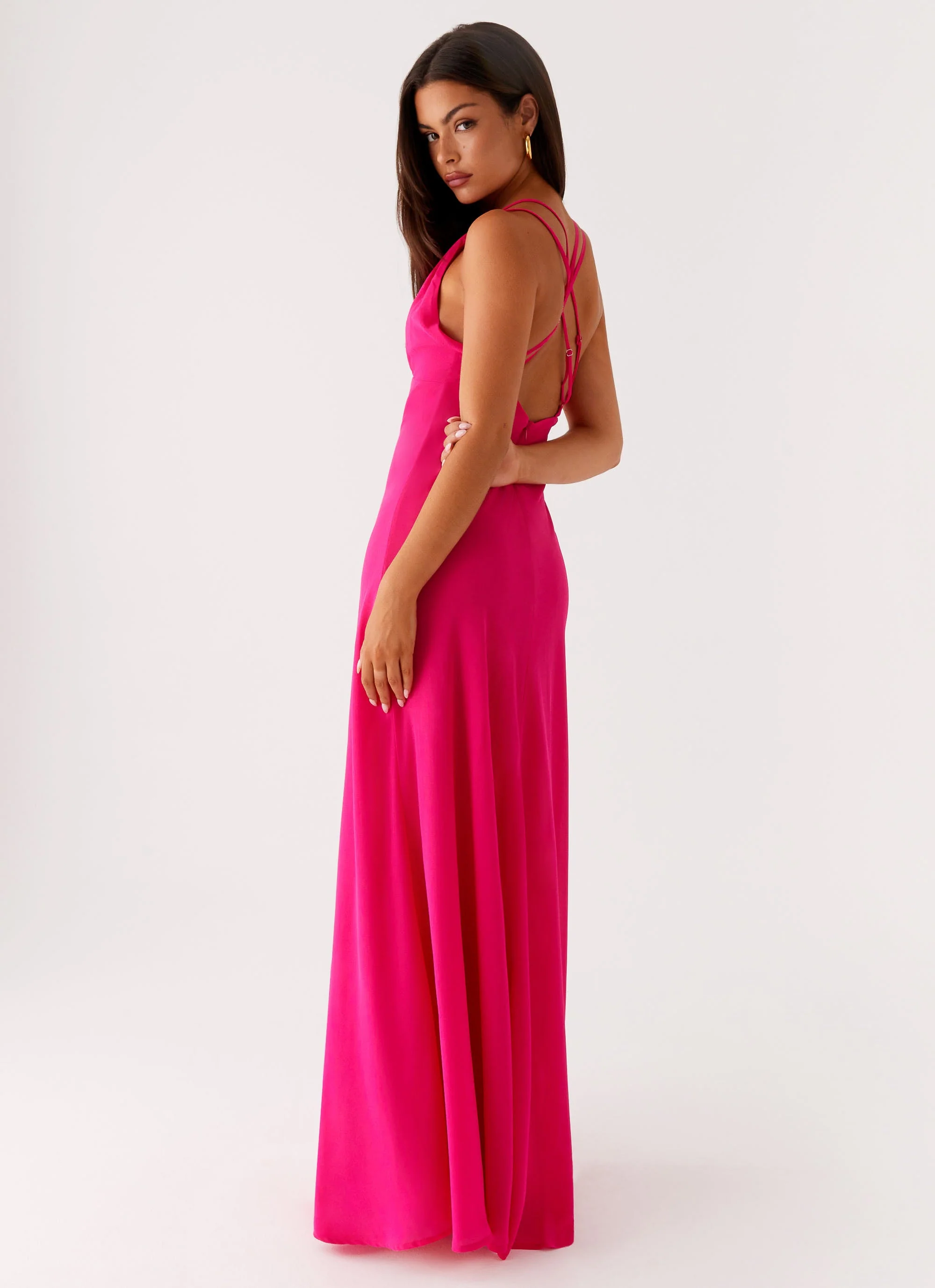 Kacia Maxi Dress - Fuchsia - Image 6