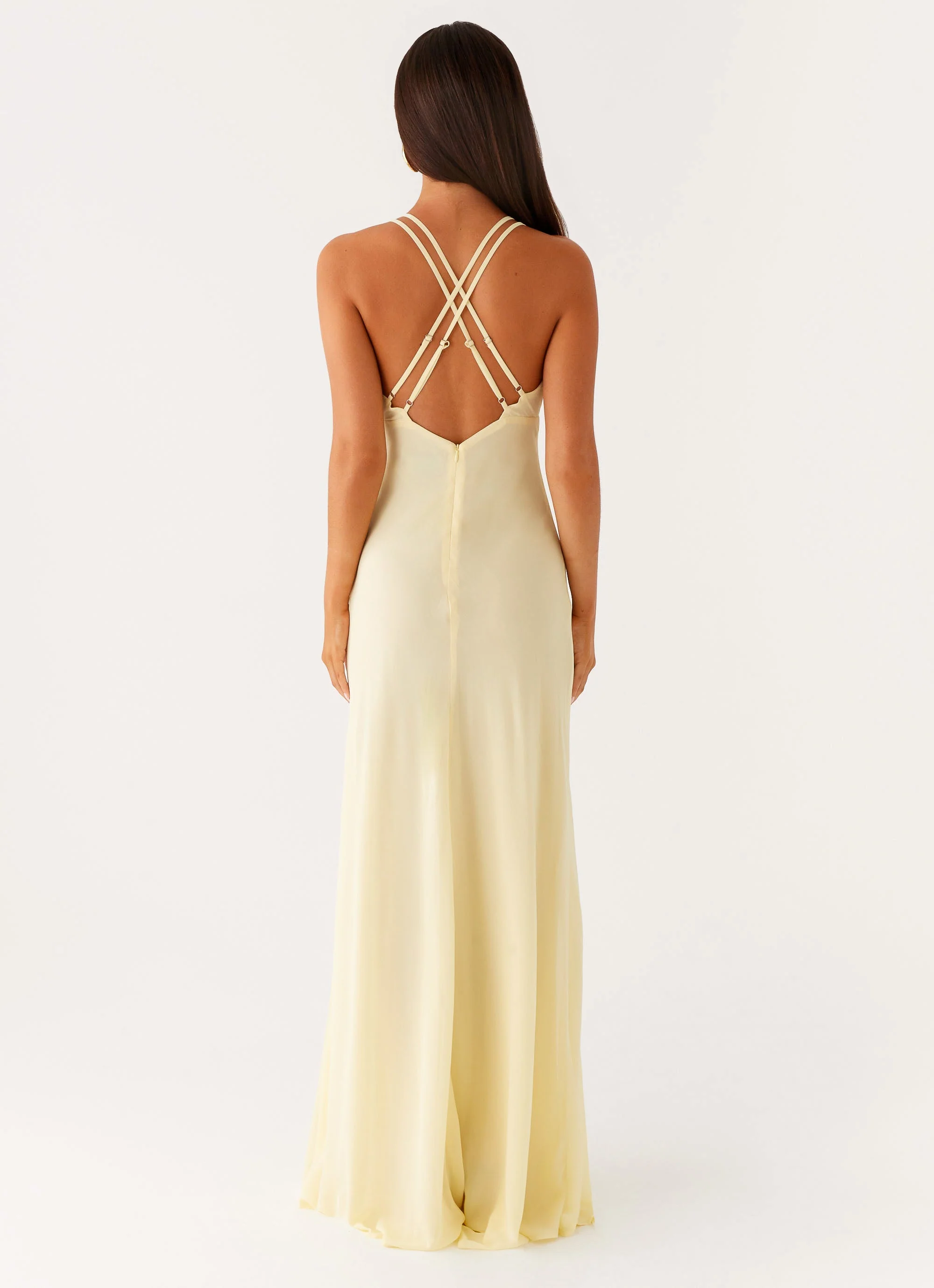 Kacia Maxi Dress - Lemon - Image 4