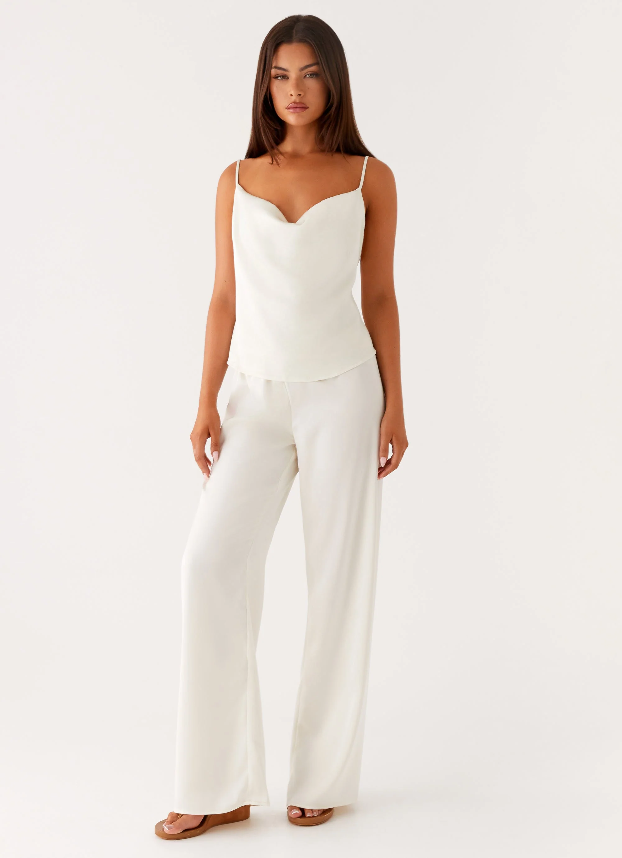 Kaia Cowl Neck Top - Butter - Image 5