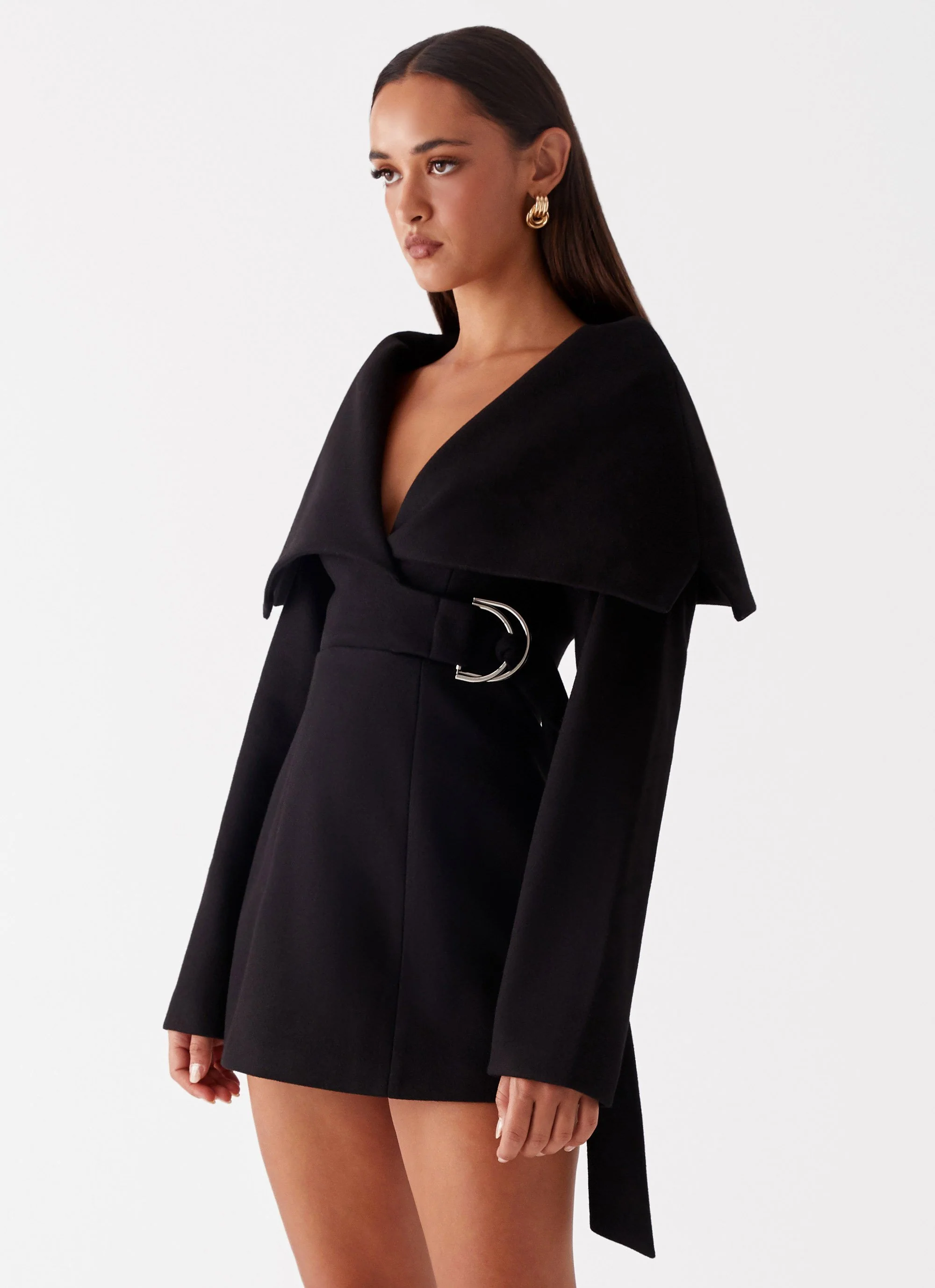 Kaide Mini Dress - Black - Image 3