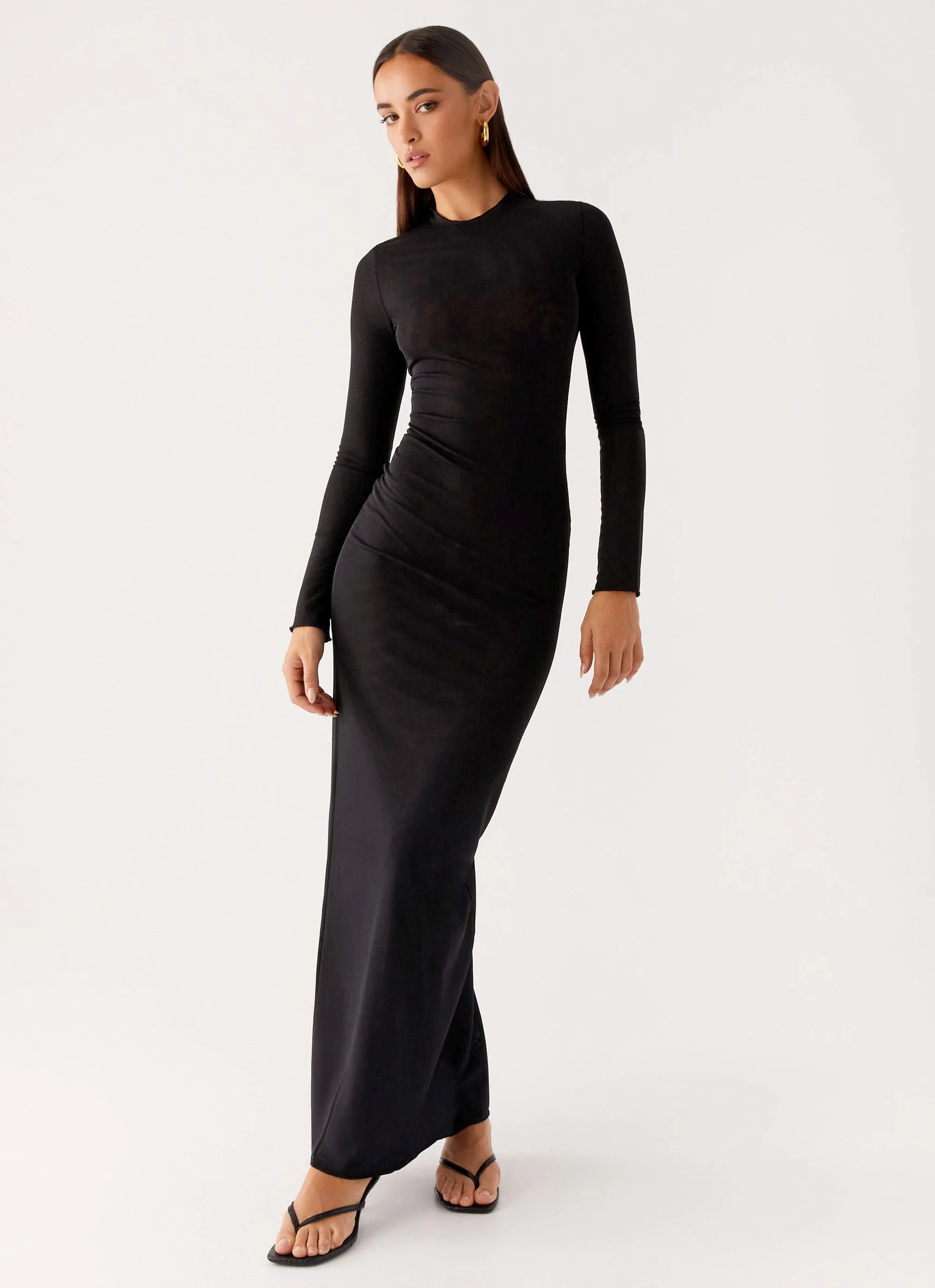 Kamora Maxi Dress - Black - Image 4