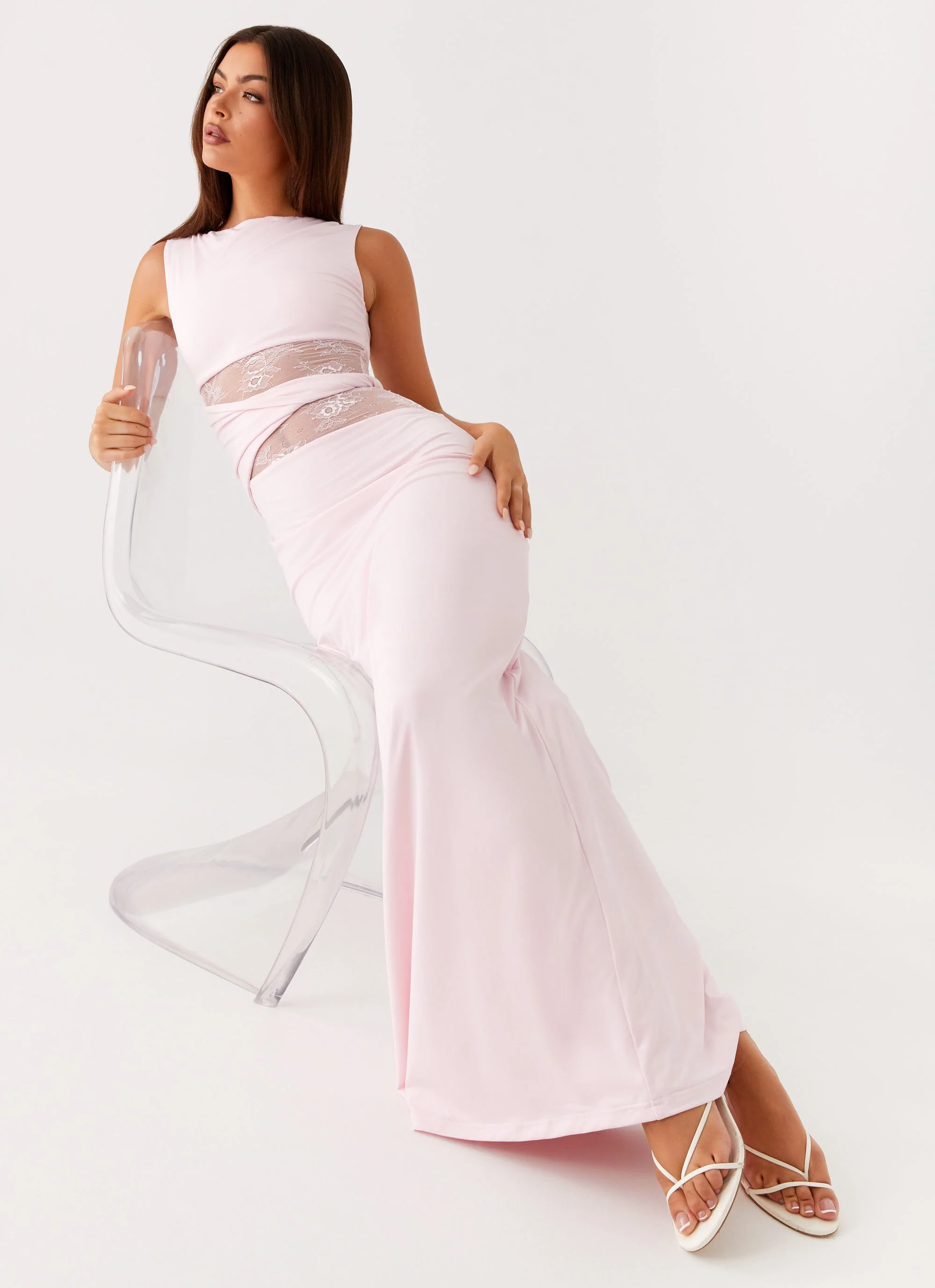 Karma Maxi Dress - Pink - Image 6
