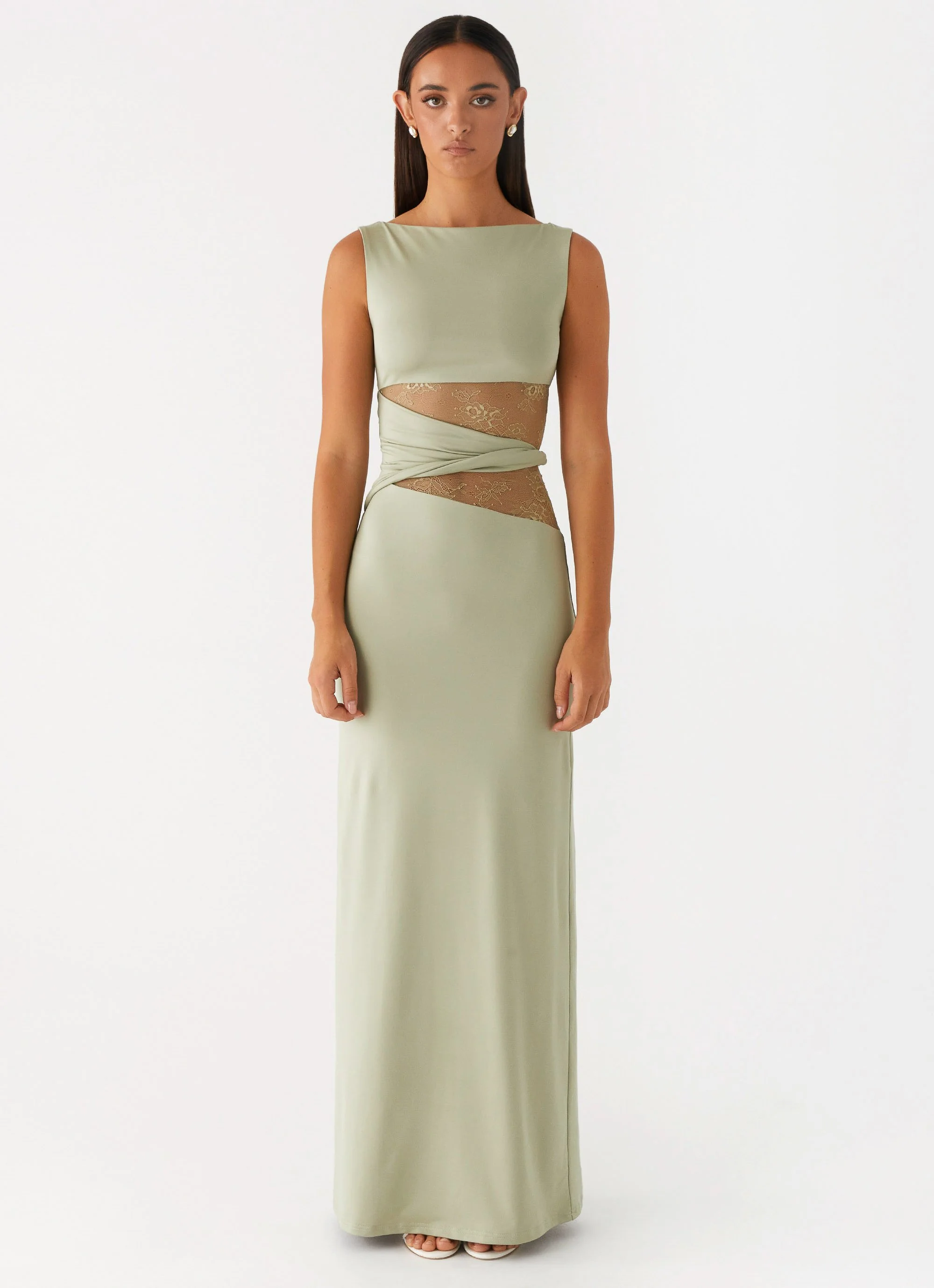 Karma Maxi Dress - Sage - Image 2