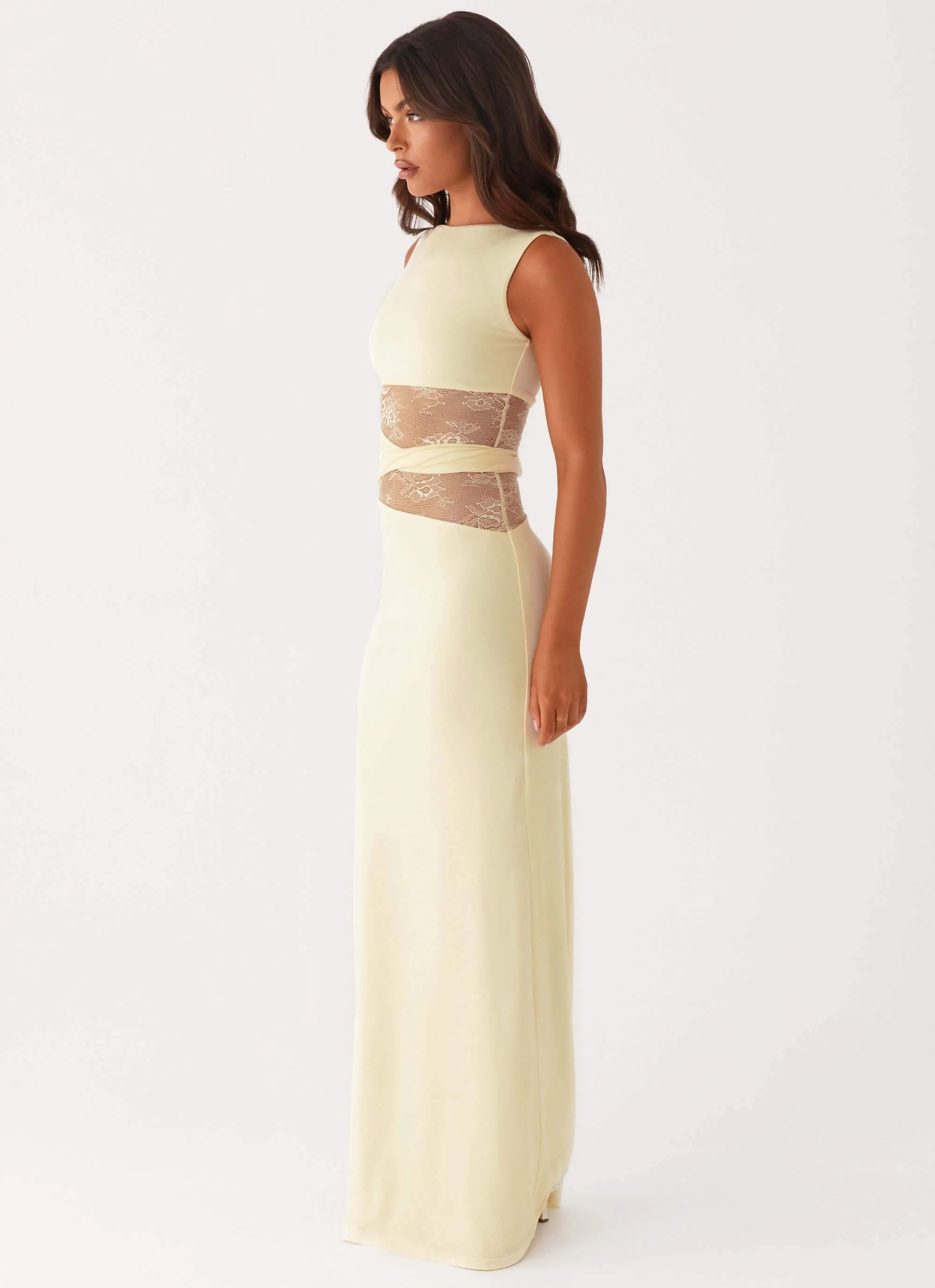 Karma Maxi Dress - Yellow - Image 2