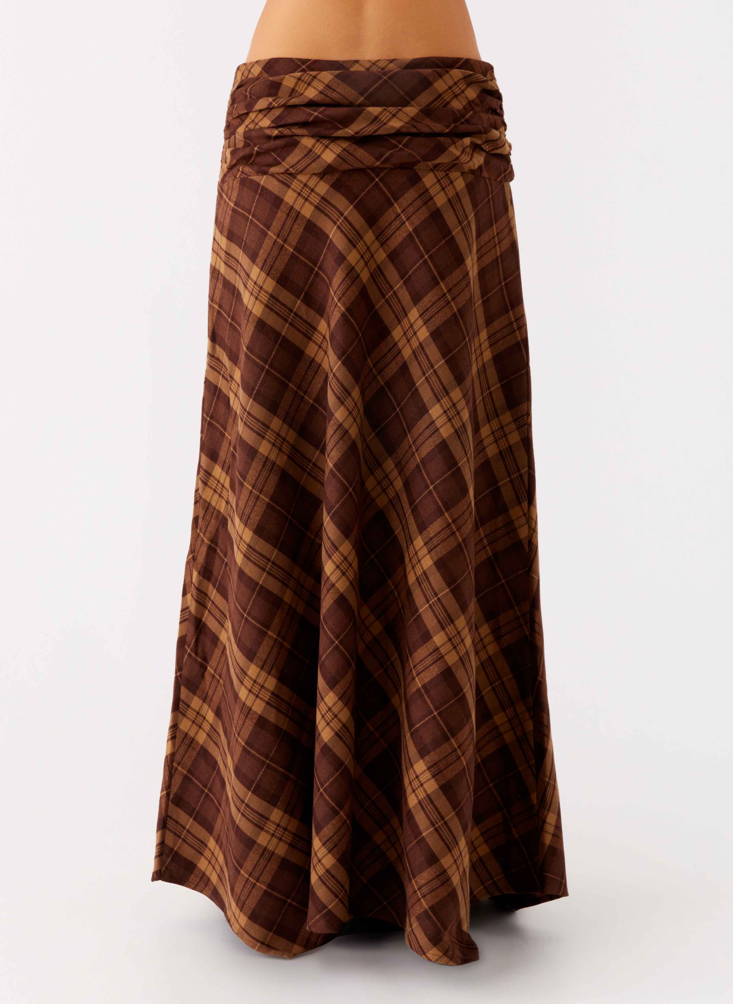 Karolina Maxi Skirt - Plaid - Image 3