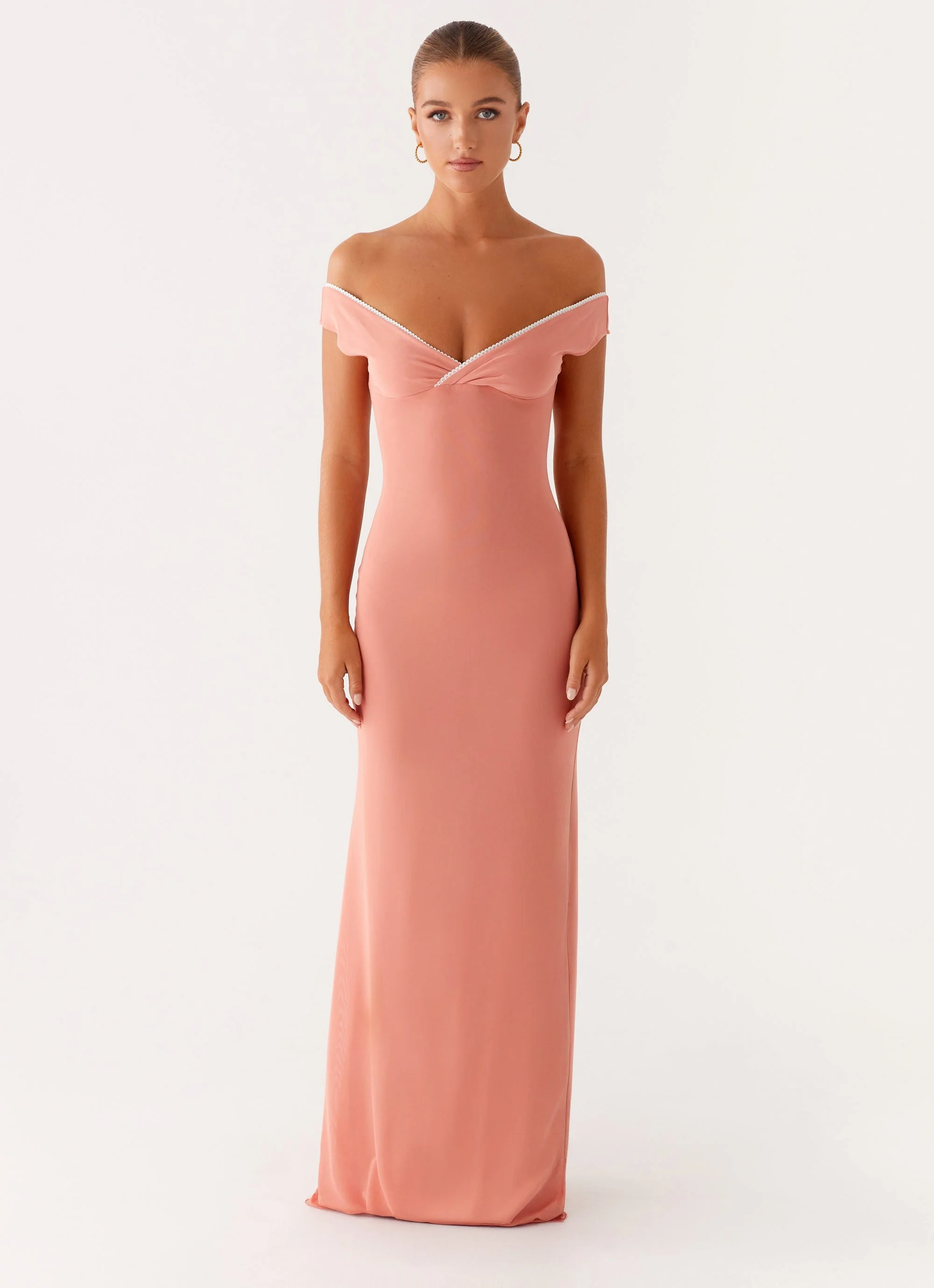 Katiya Maxi Dress - Peach - Image 2