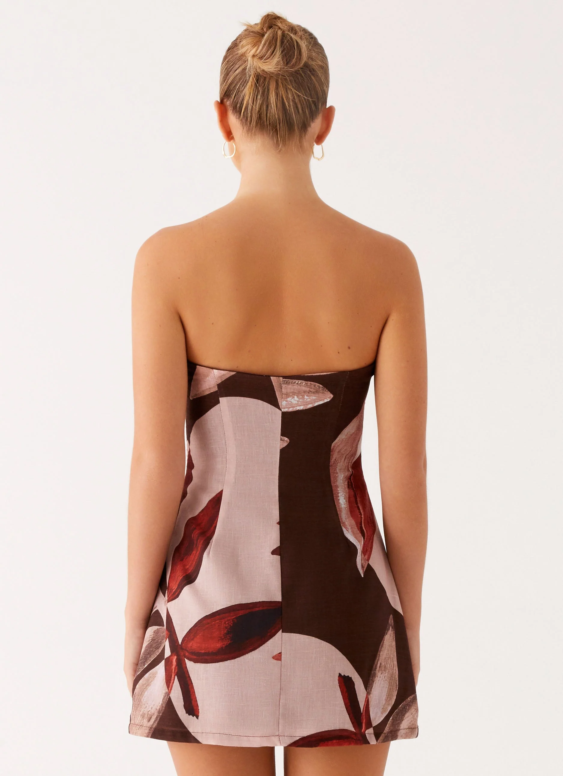 Kellen Mini Dress - Cinnamon Palm - Image 4