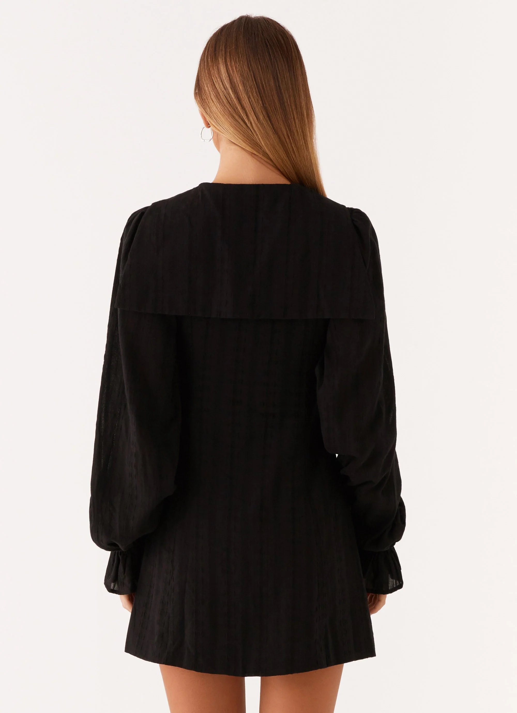 Kendrick Long Sleeve Mini Dress - Black - Image 4