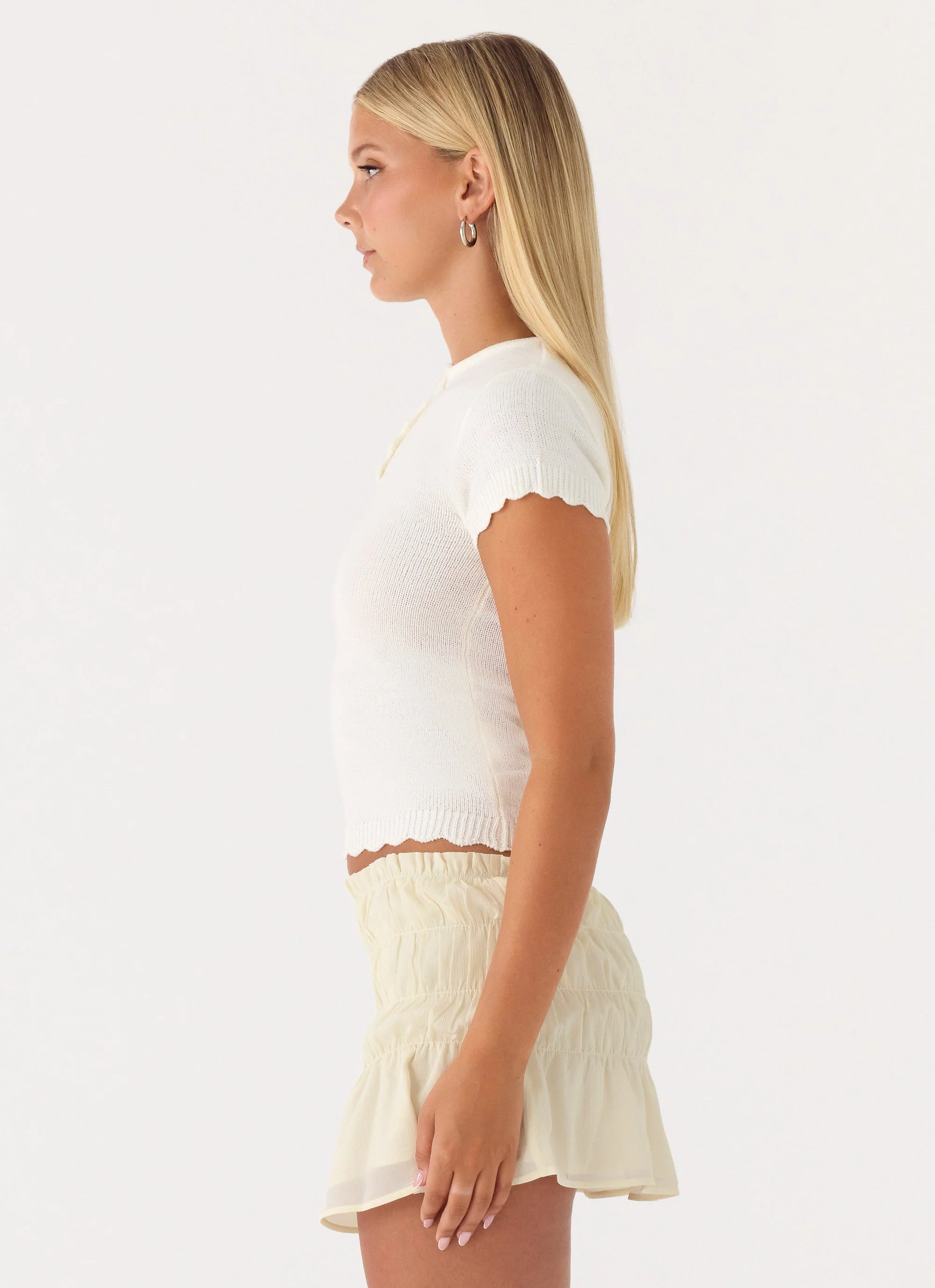 Kerrigan Knit Top - White - Image 2