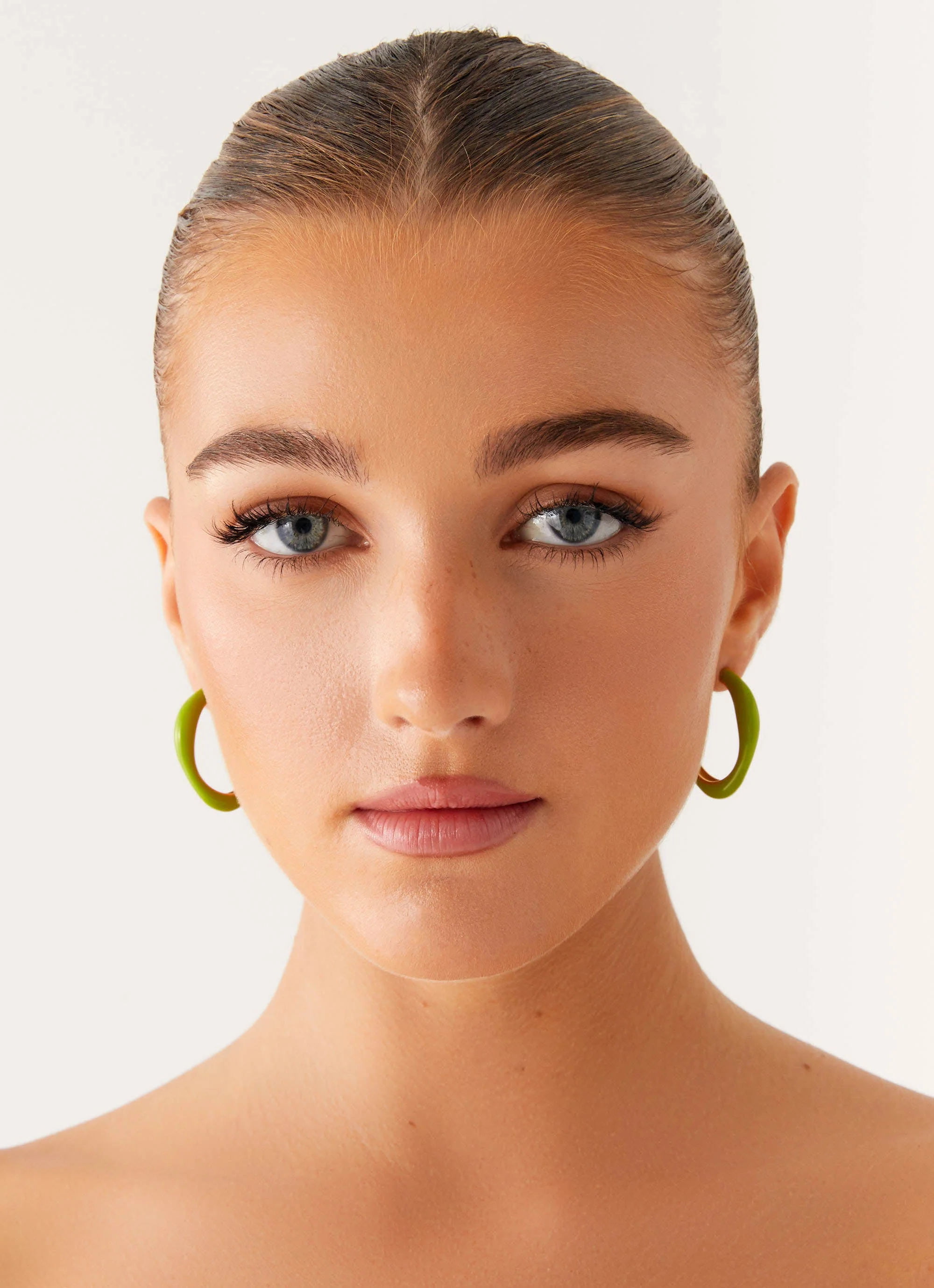 Keyon Earrings - Green - Image 3