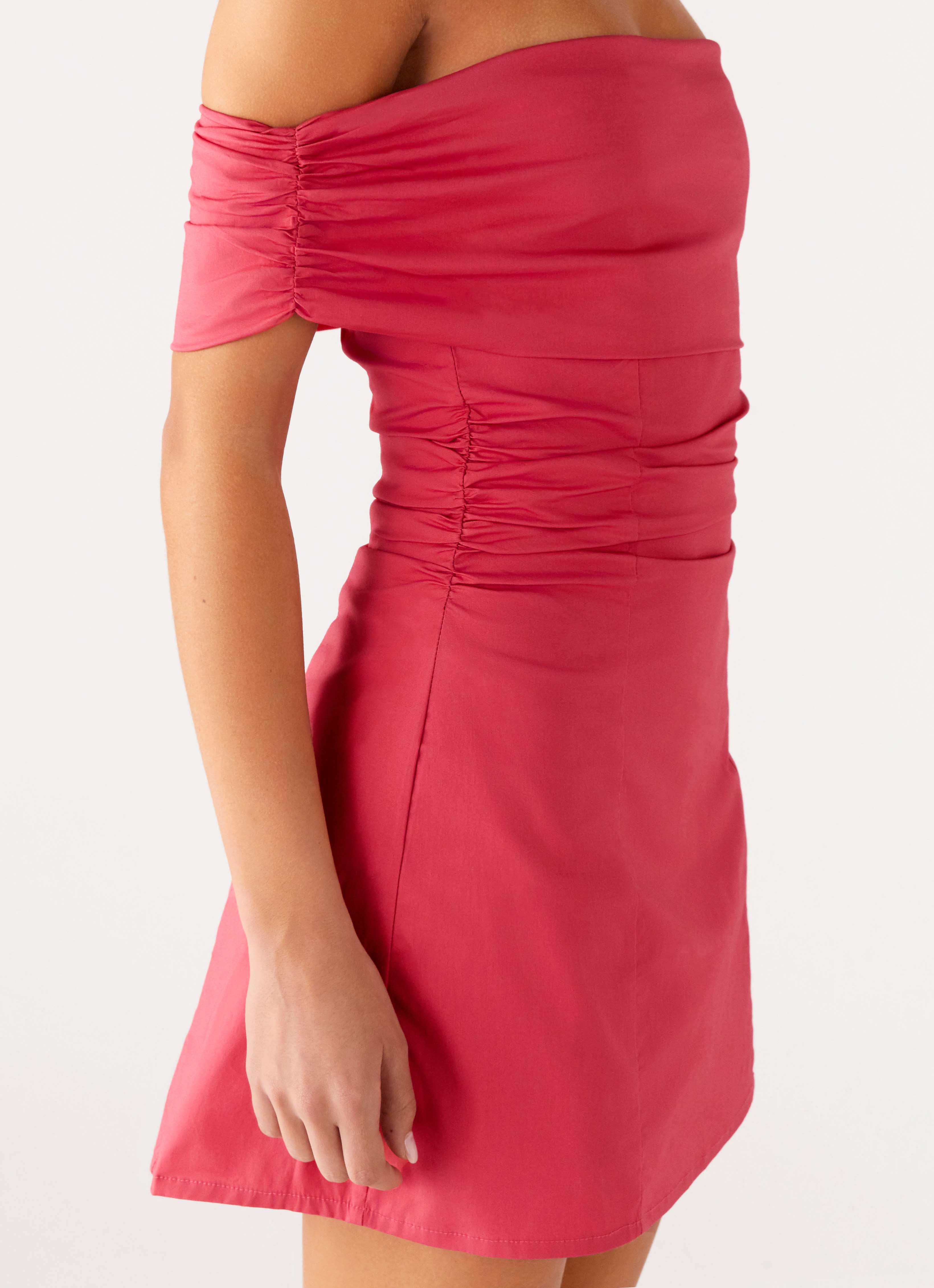 Kierra Mini Dress - Coral - Image 6