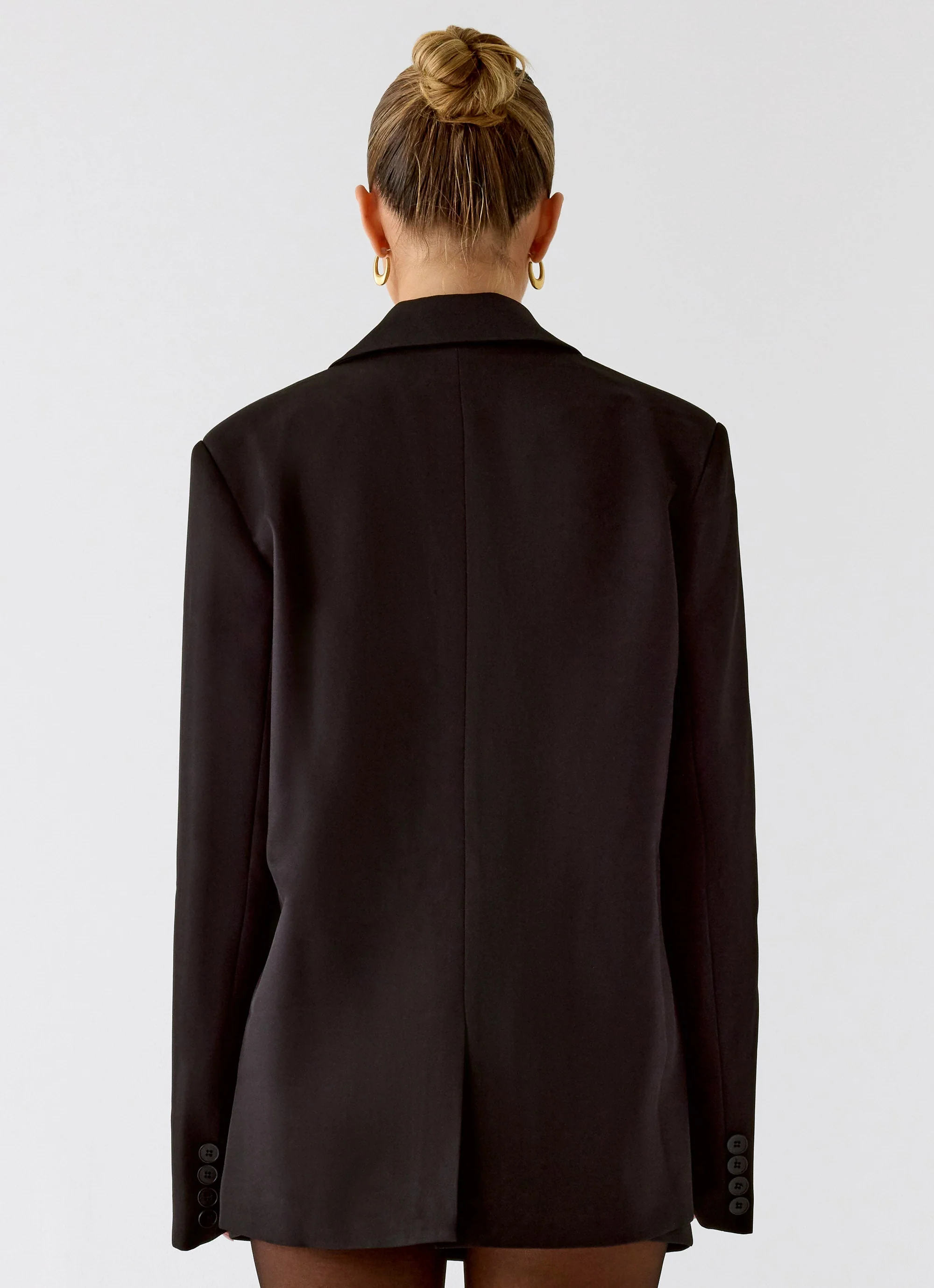 Kingston Oversized Blazer - Black - Image 5