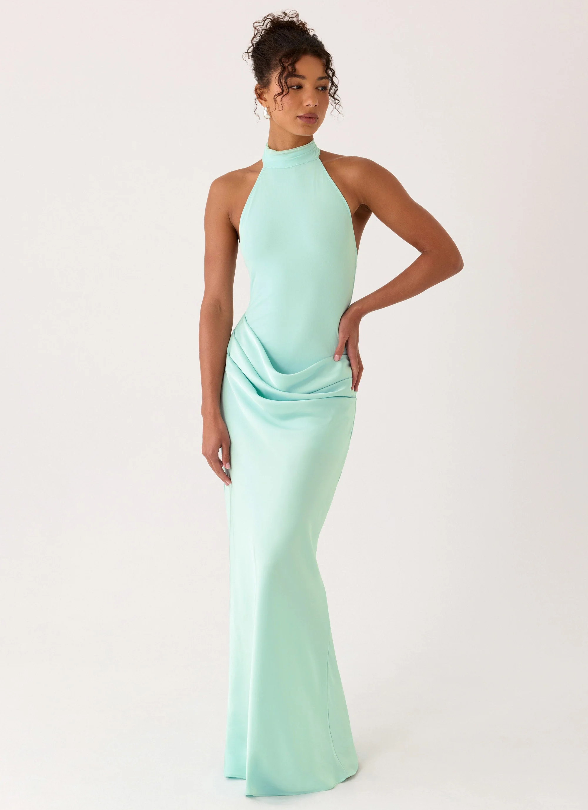 Kiyah Maxi Dress - Mint - Image 6