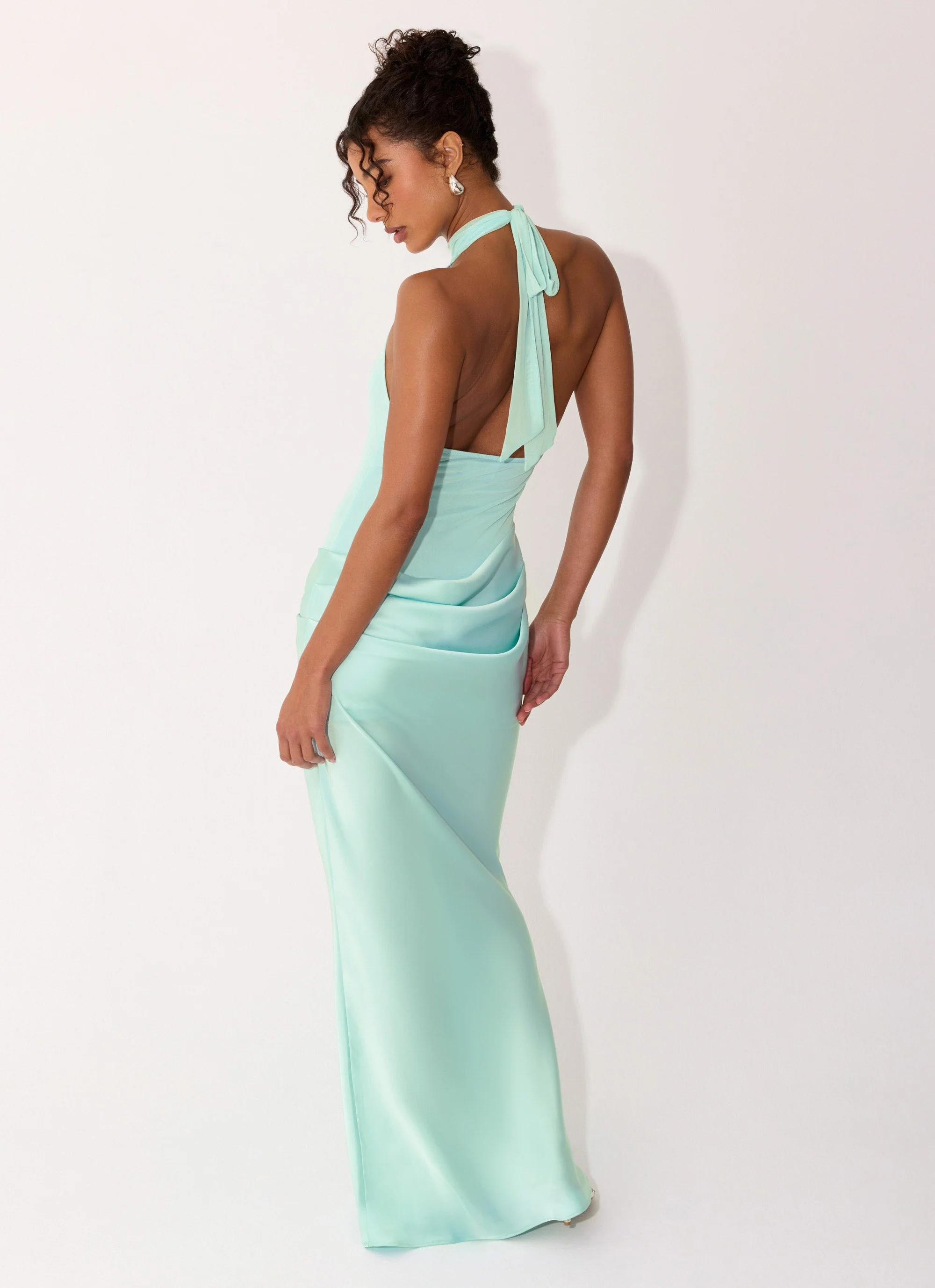 Kiyah Maxi Dress - Mint - Image 7