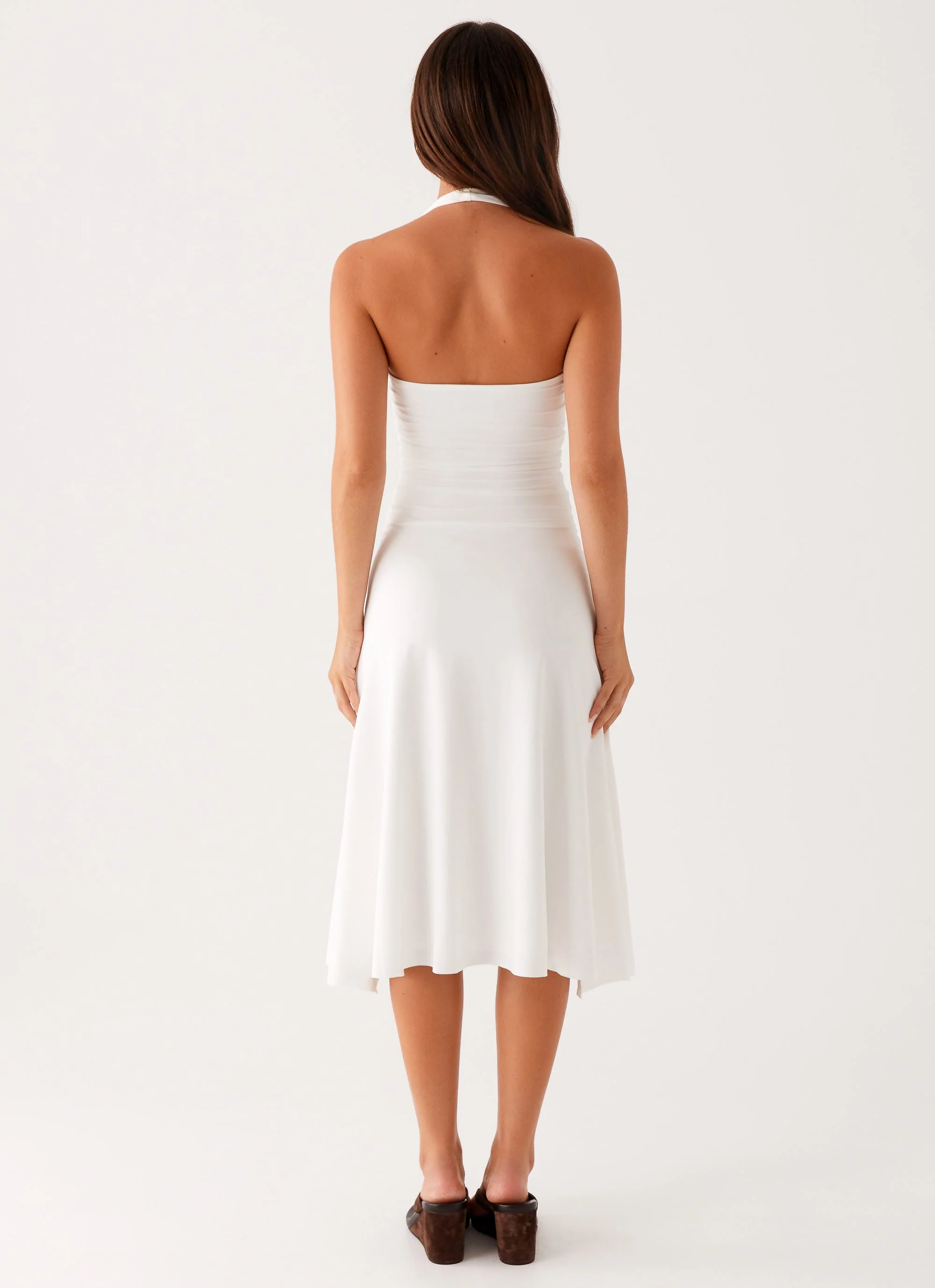 Klyne Midi Dress - Ivory - Image 4