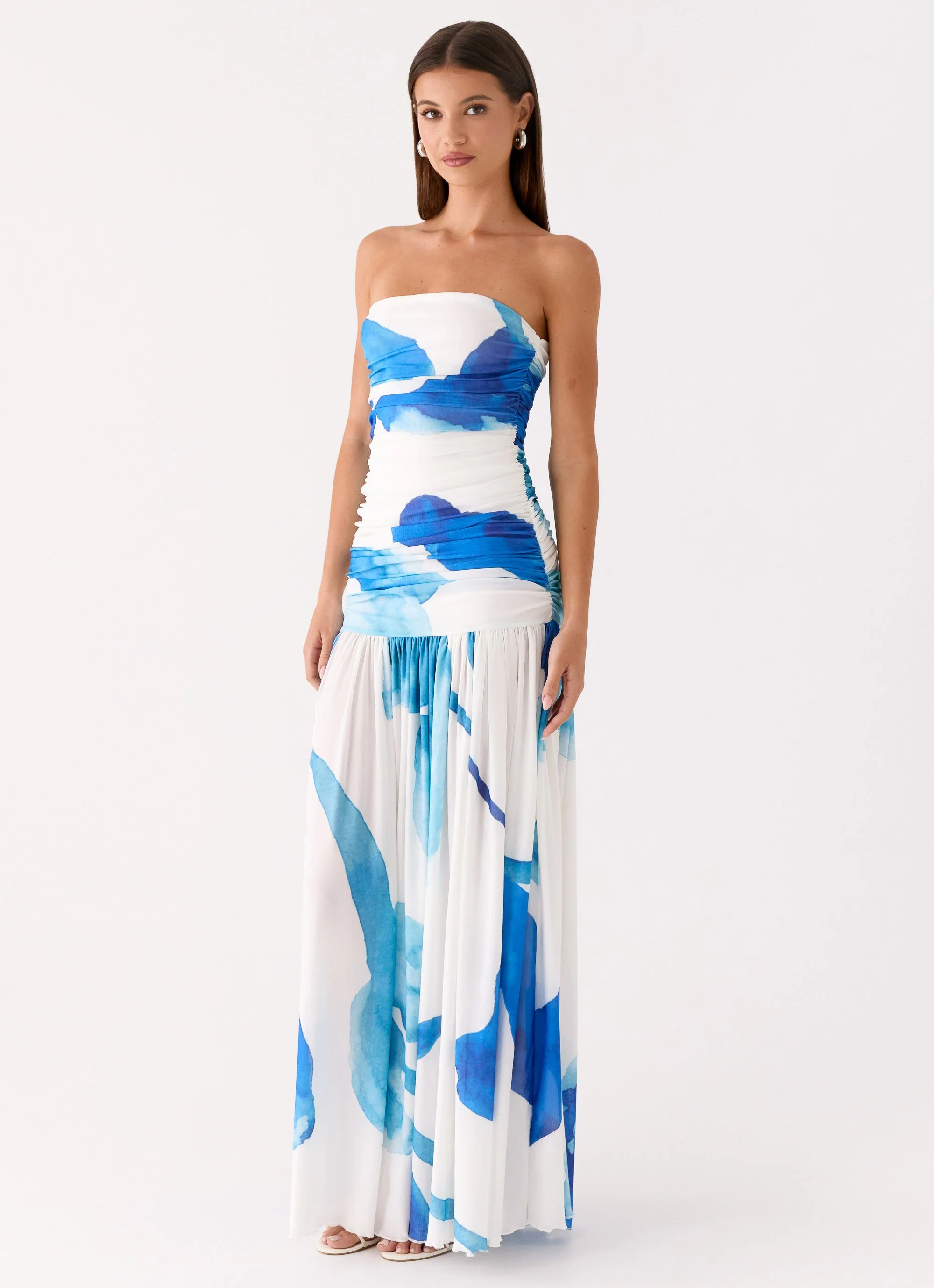 Laidee Maxi Dress - Cerulean Bloom - Image 5
