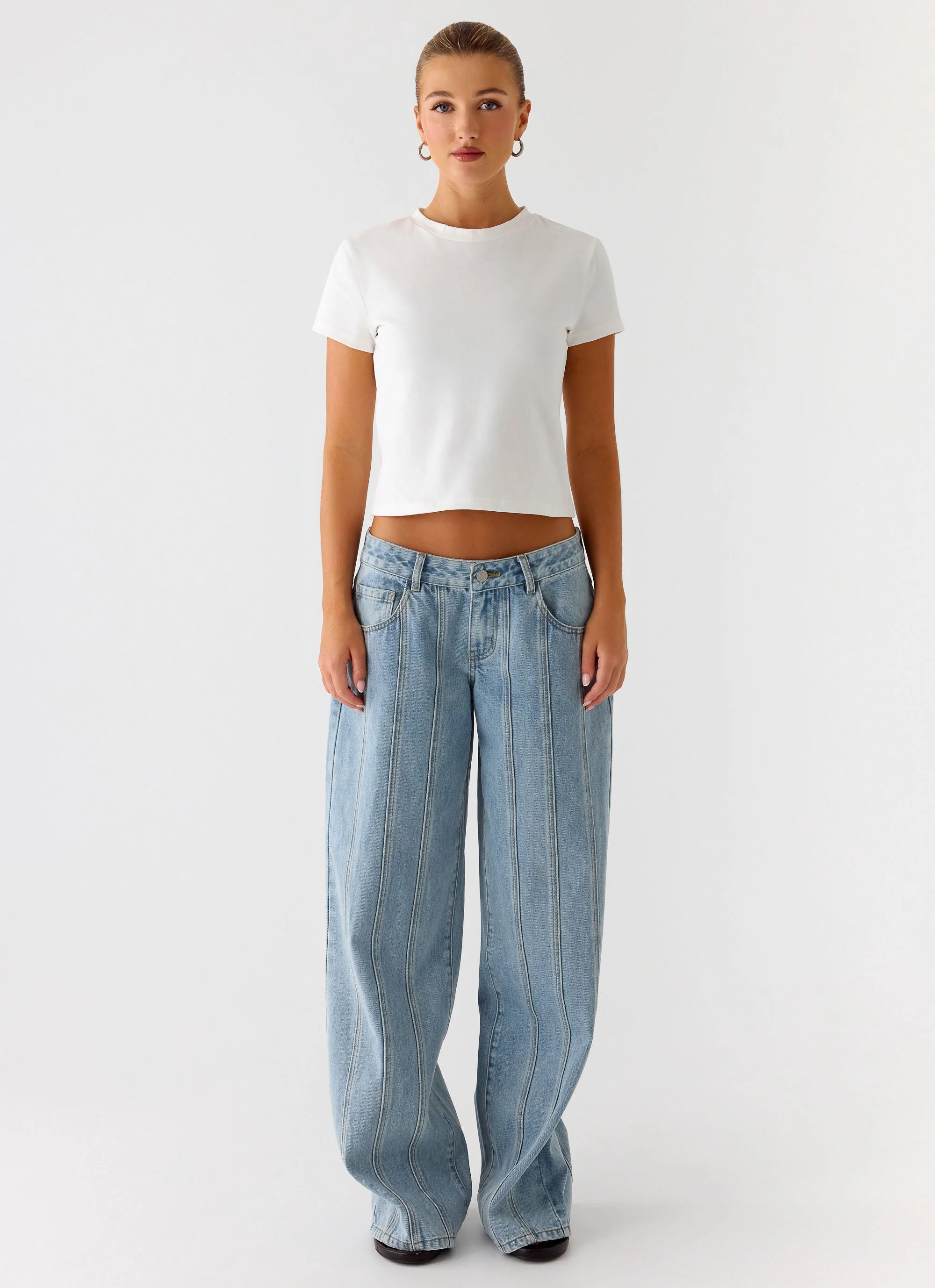 Lamont Baby Tee - White - Image 2