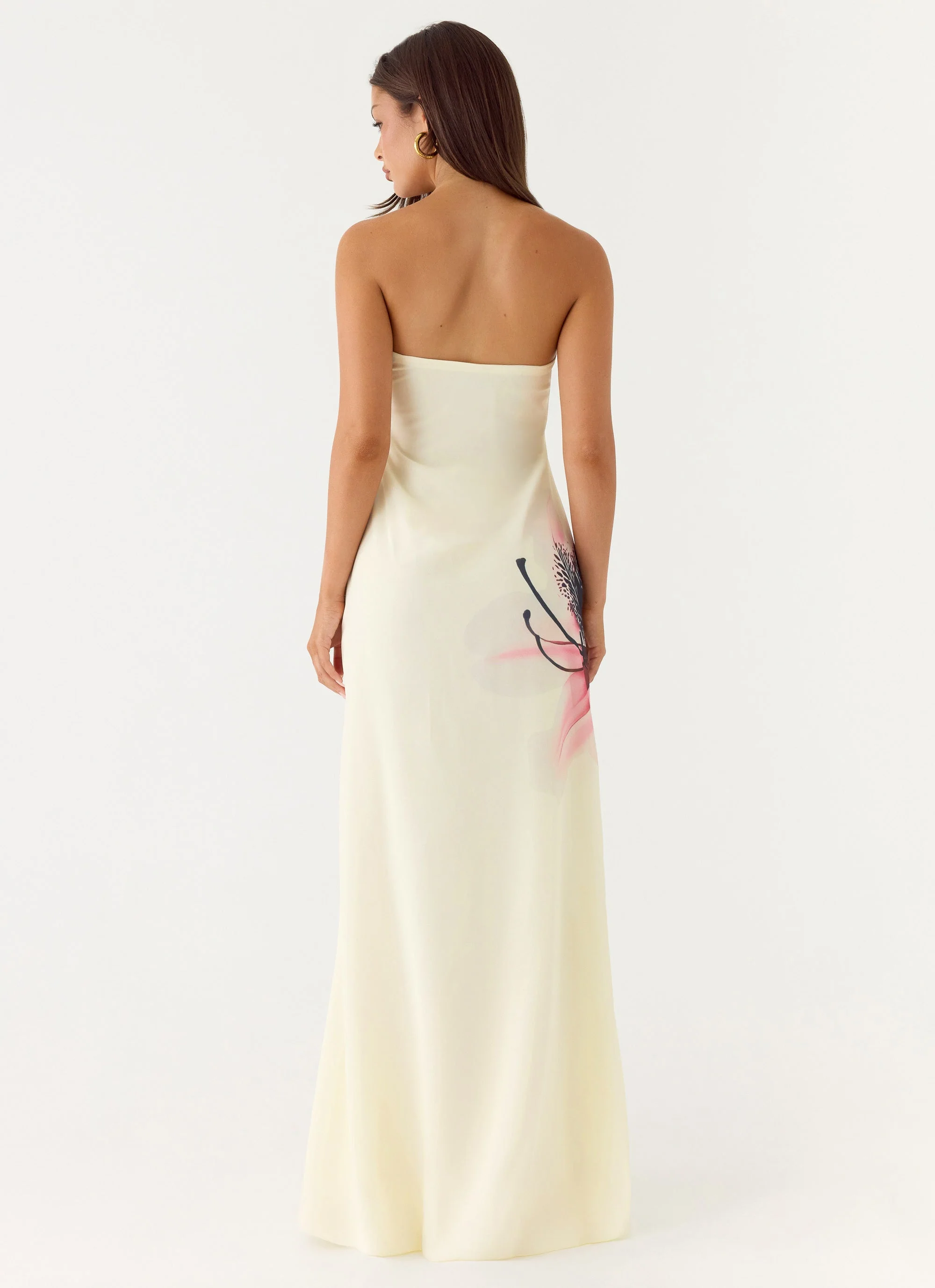 Lariettea Strapless Maxi Dress - Velvet Bloom - Image 2