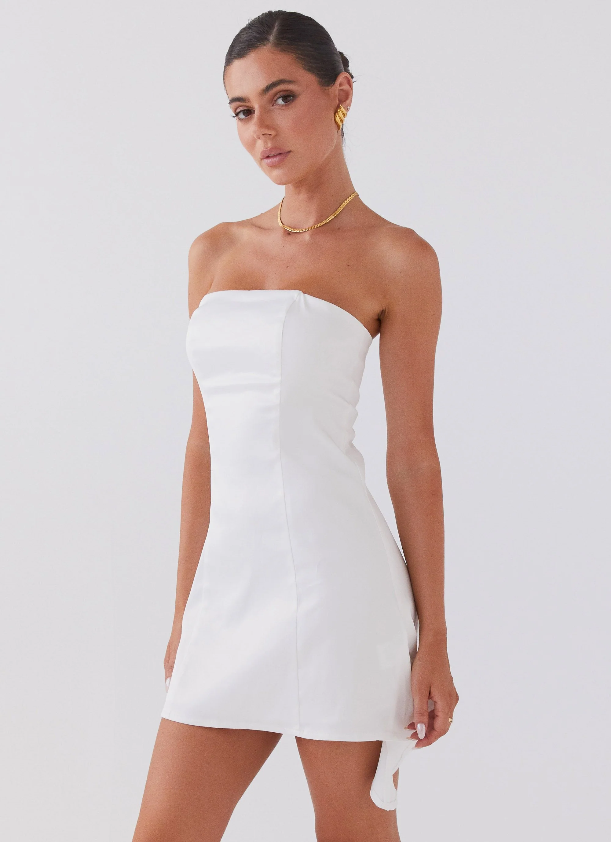 Last Fling Tube Mini Dress - White - Image 3