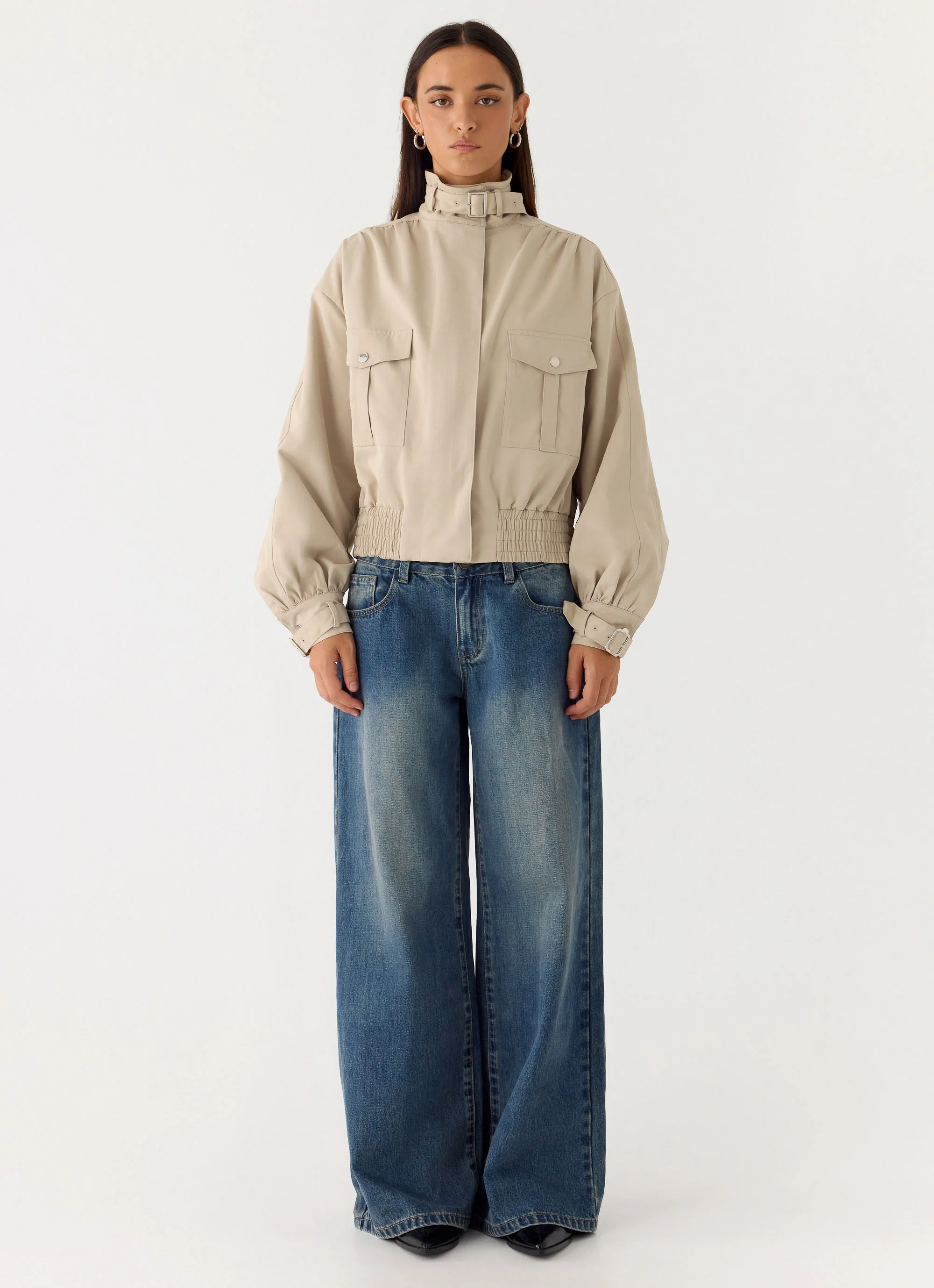 Laylan Jacket - Beige - Image 2