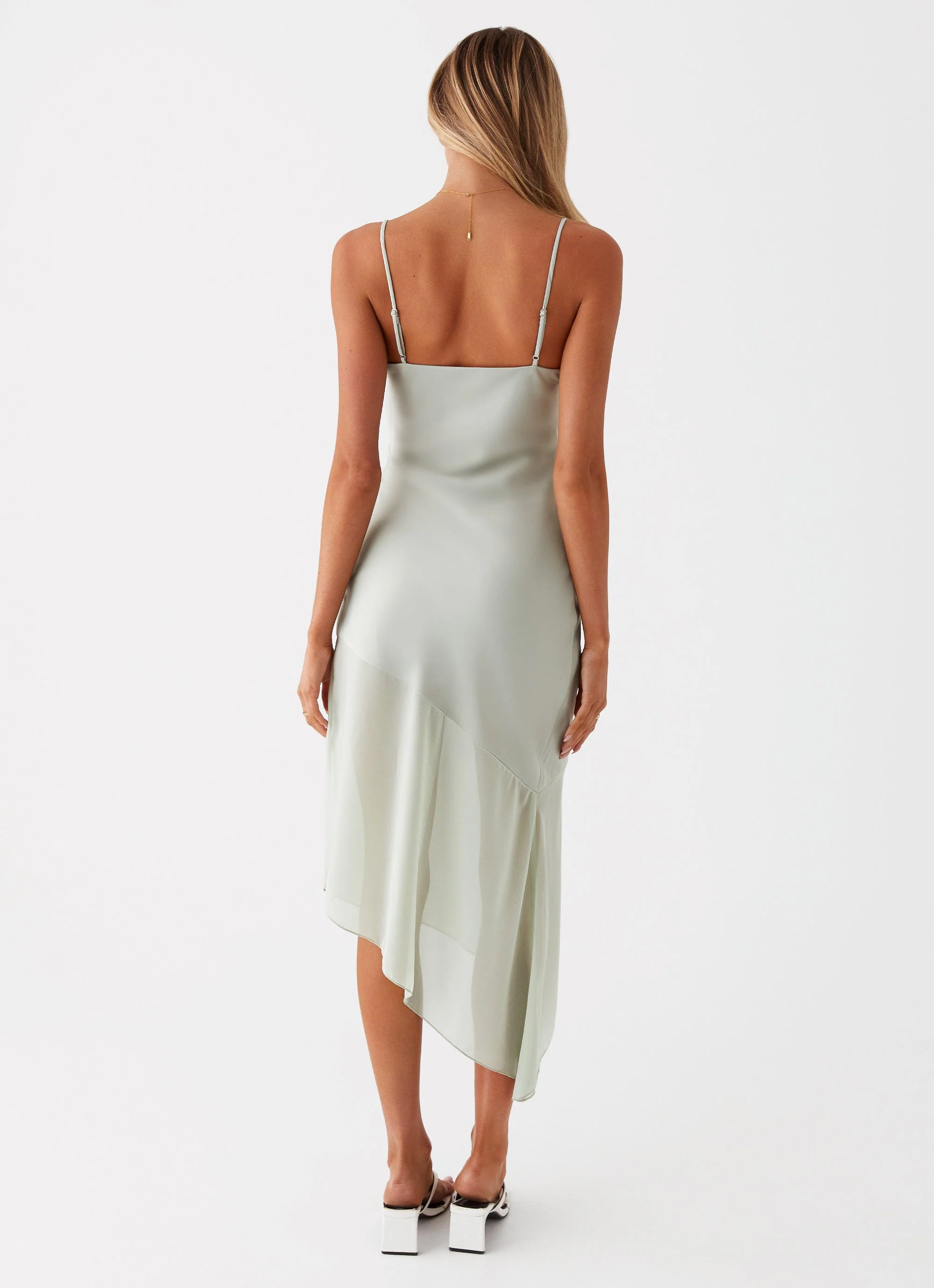 Leia Midi Dress - Sage - Image 4