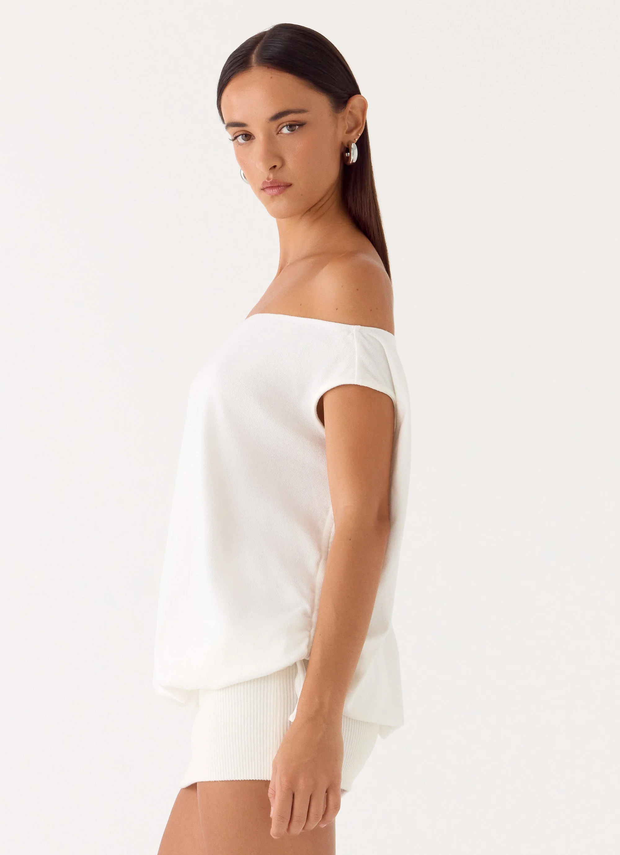 Leighken Knit Mini Dress - White - Image 6