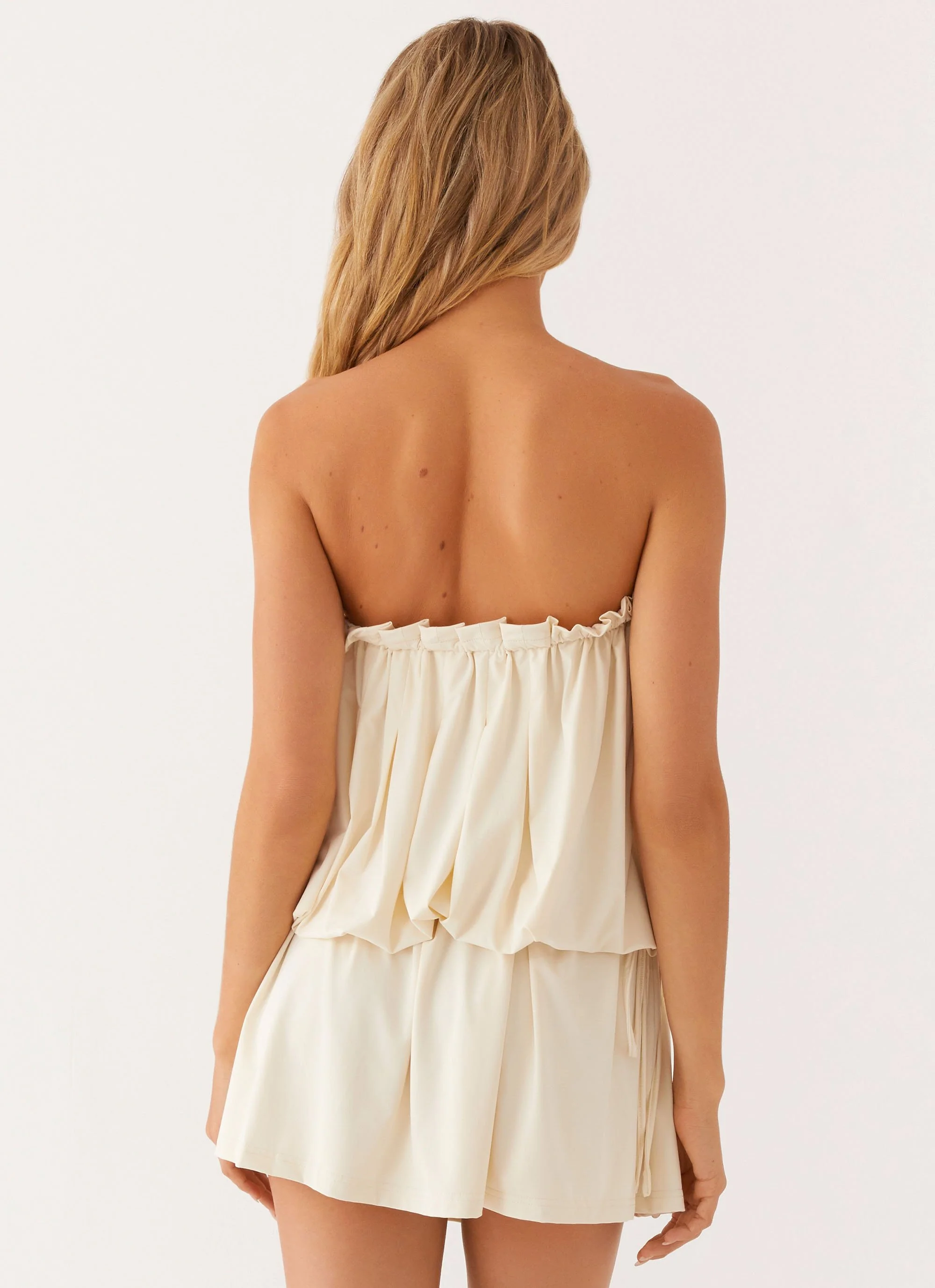 Leighton Mini Dress - Ivory - Image 6