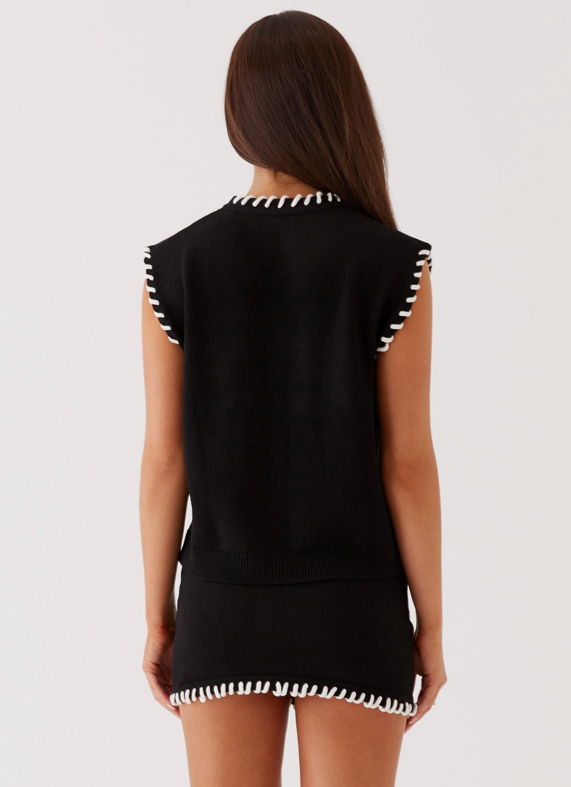 Let's Get Loud Knit Mini Skirt - Black - Image 5