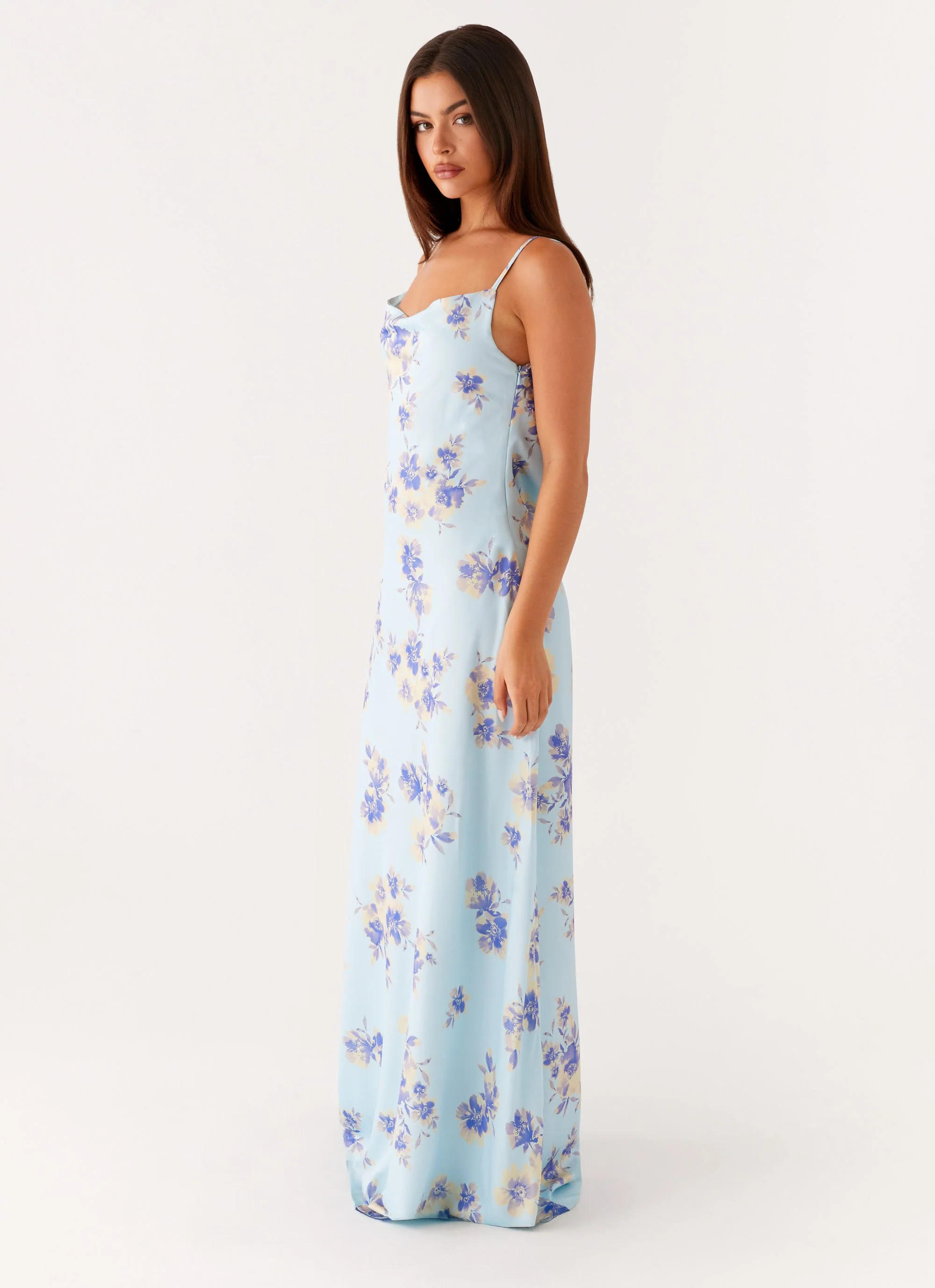 Liana Cowl Maxi Dress - Print - Image 3