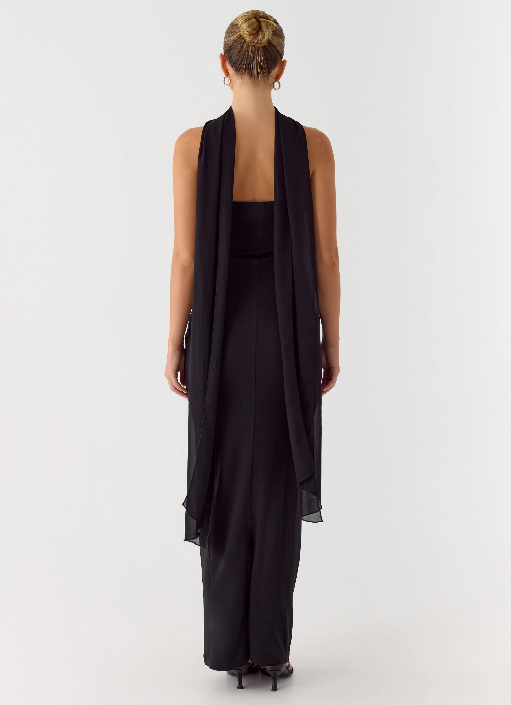 Libra Maxi Dress - Black - Image 6