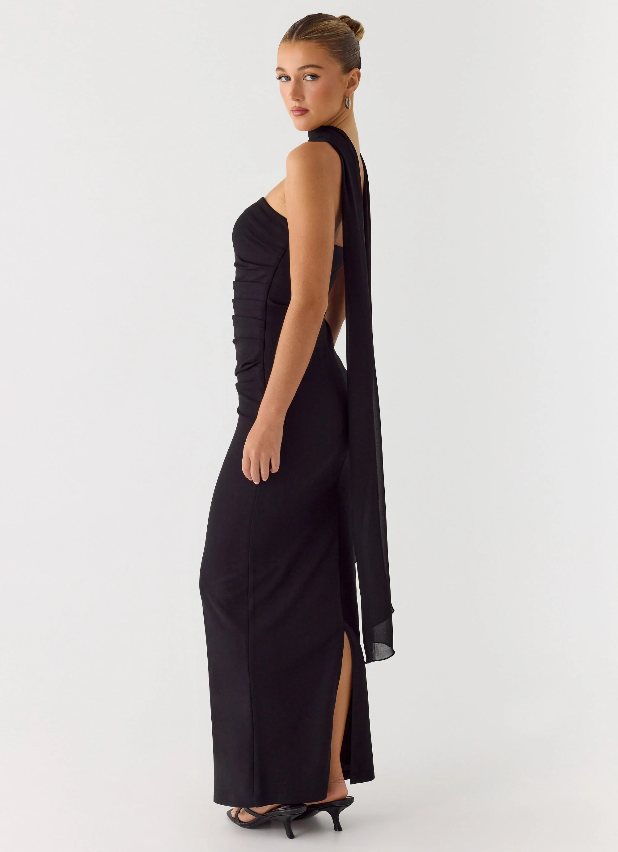 Libra Maxi Dress - Black - Image 7