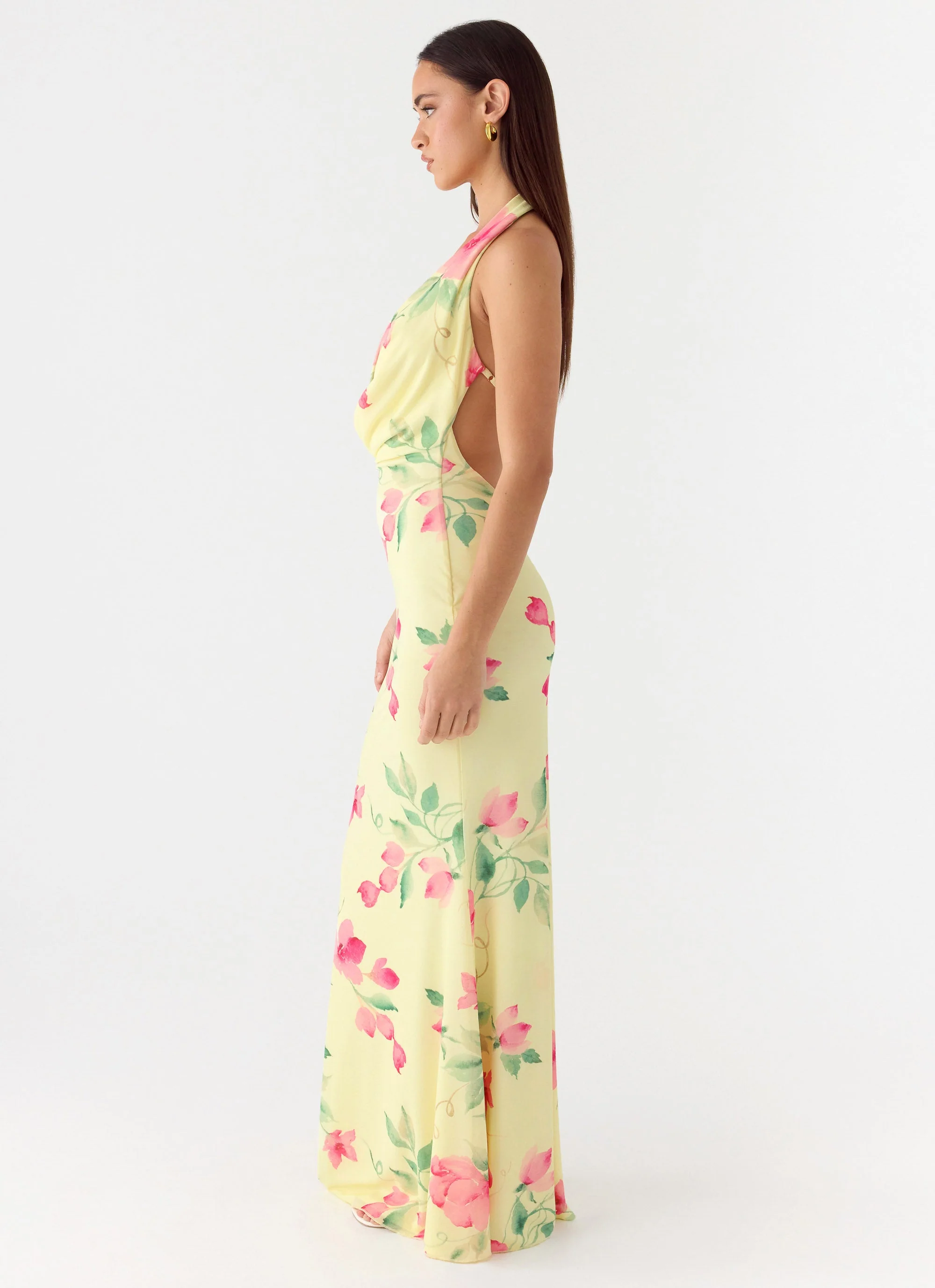 Like You Better Maxi Dress - Lemon Soleil - Image 2