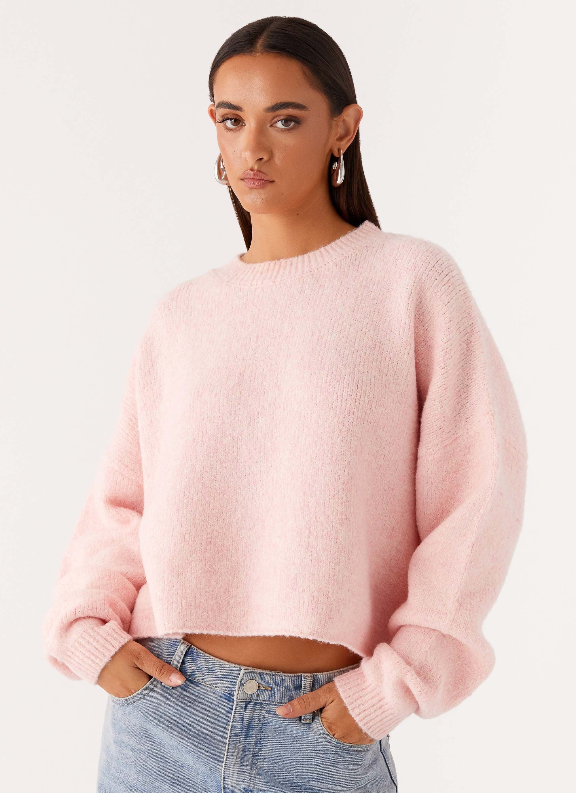 Lilah Knit Jumper - Pink - Image 5