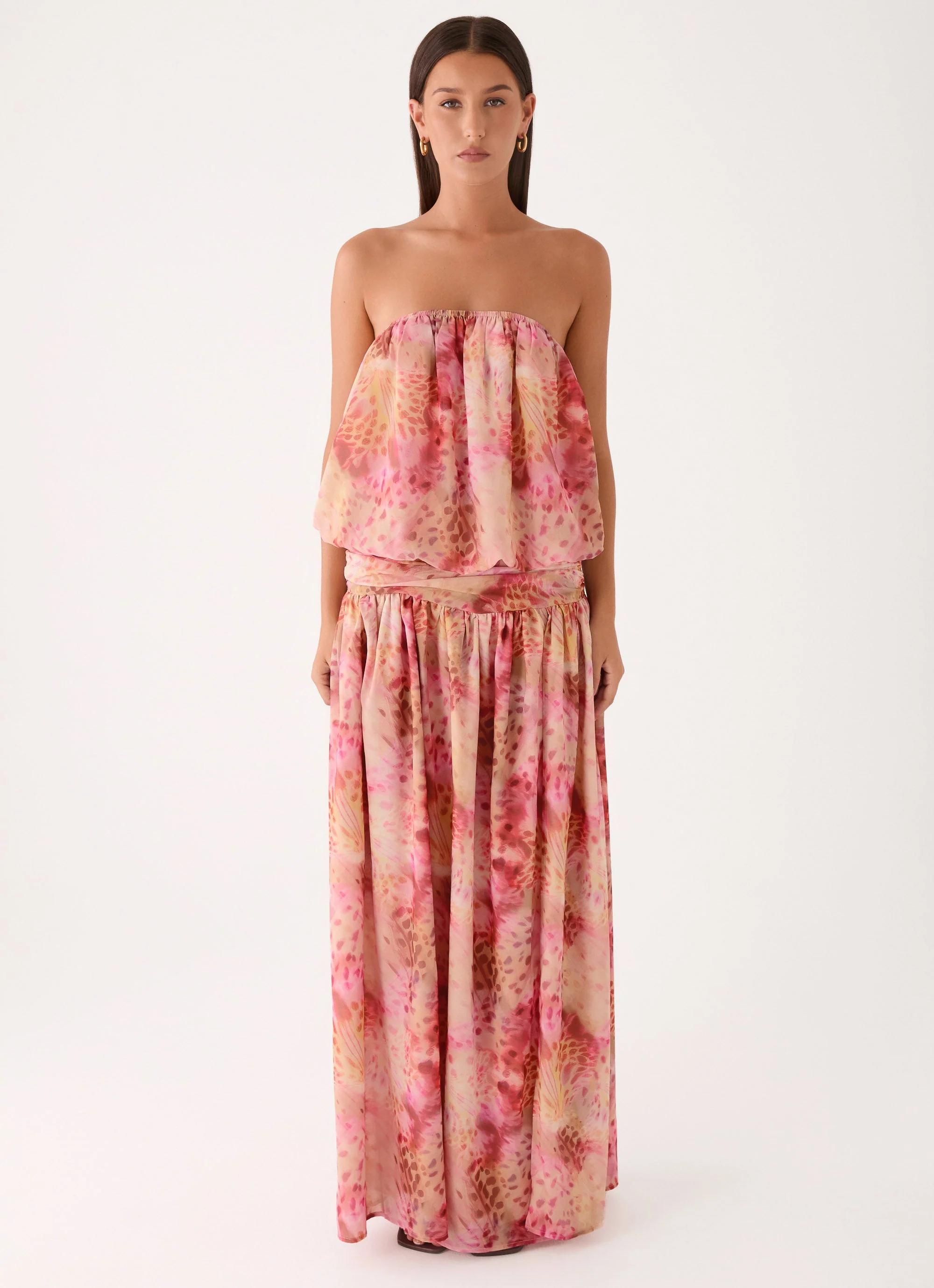 Lioras Strapless Maxi Dress - Botanic Cheetah - Image 4