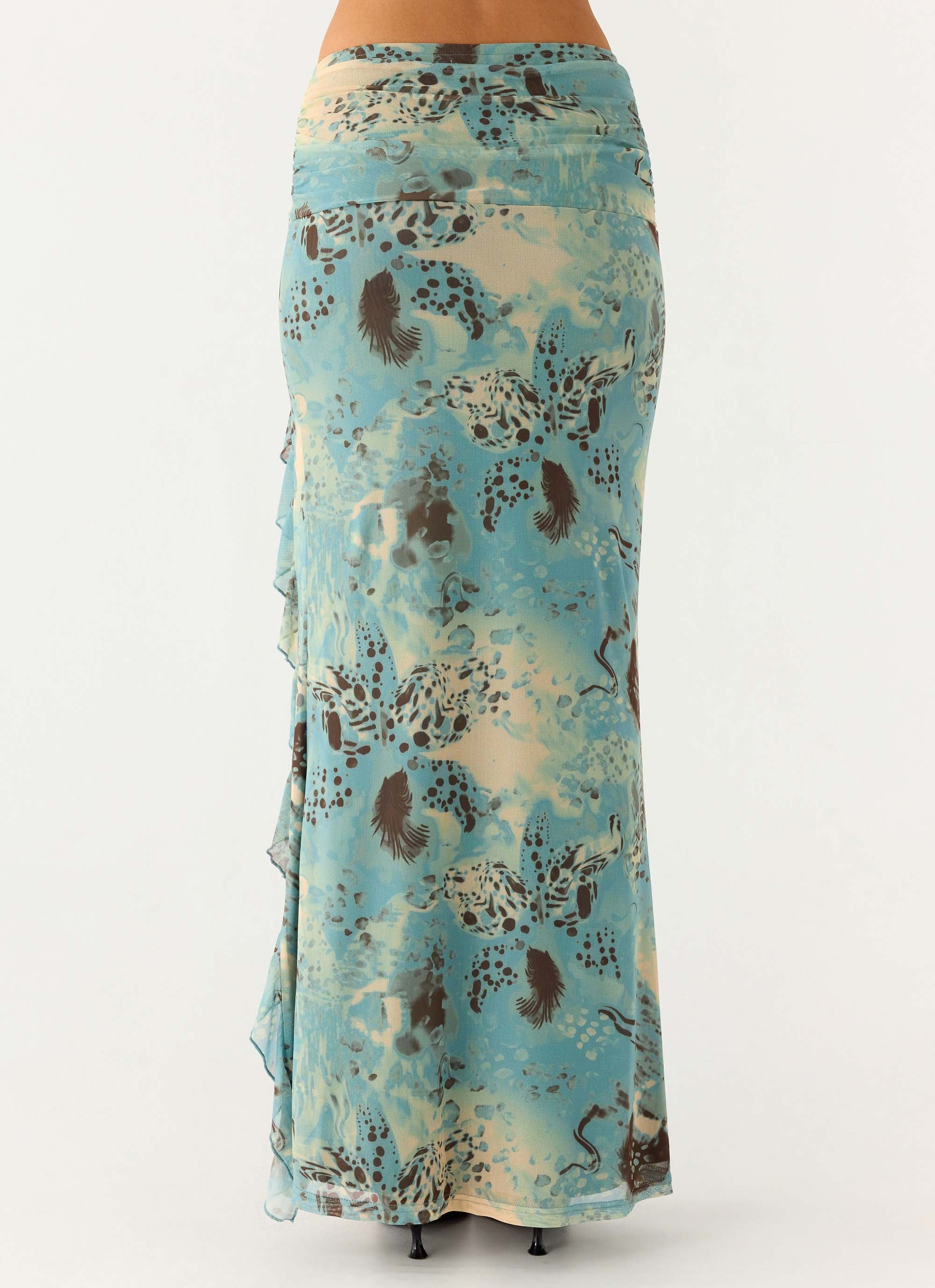 Lloyd Maxi Skirt - Aqua Blur - Image 4