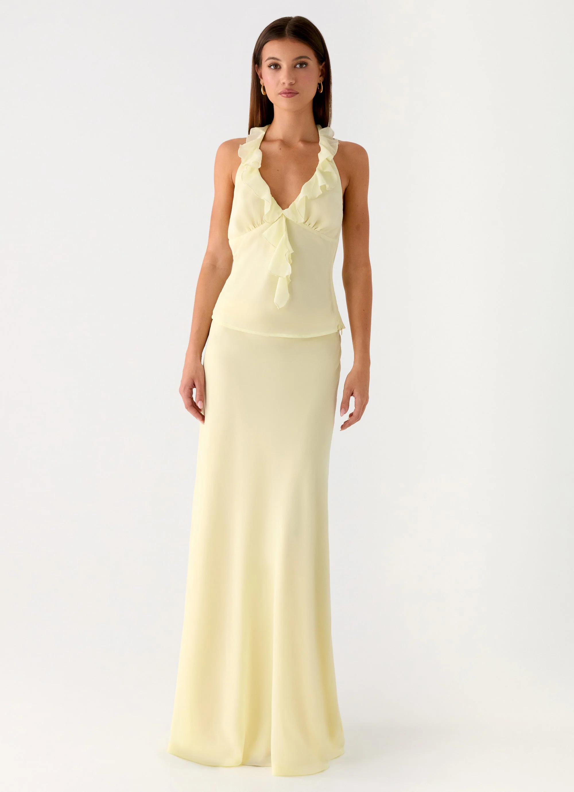 Log In Halter Top - Yellow - Image 4